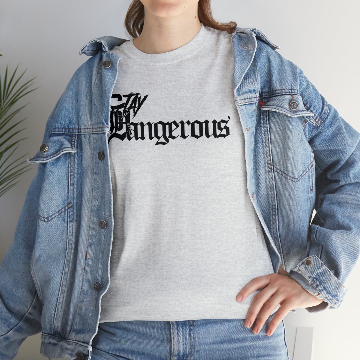 StayDangerous OldEngrish Unisex Heavy Cotton Tee