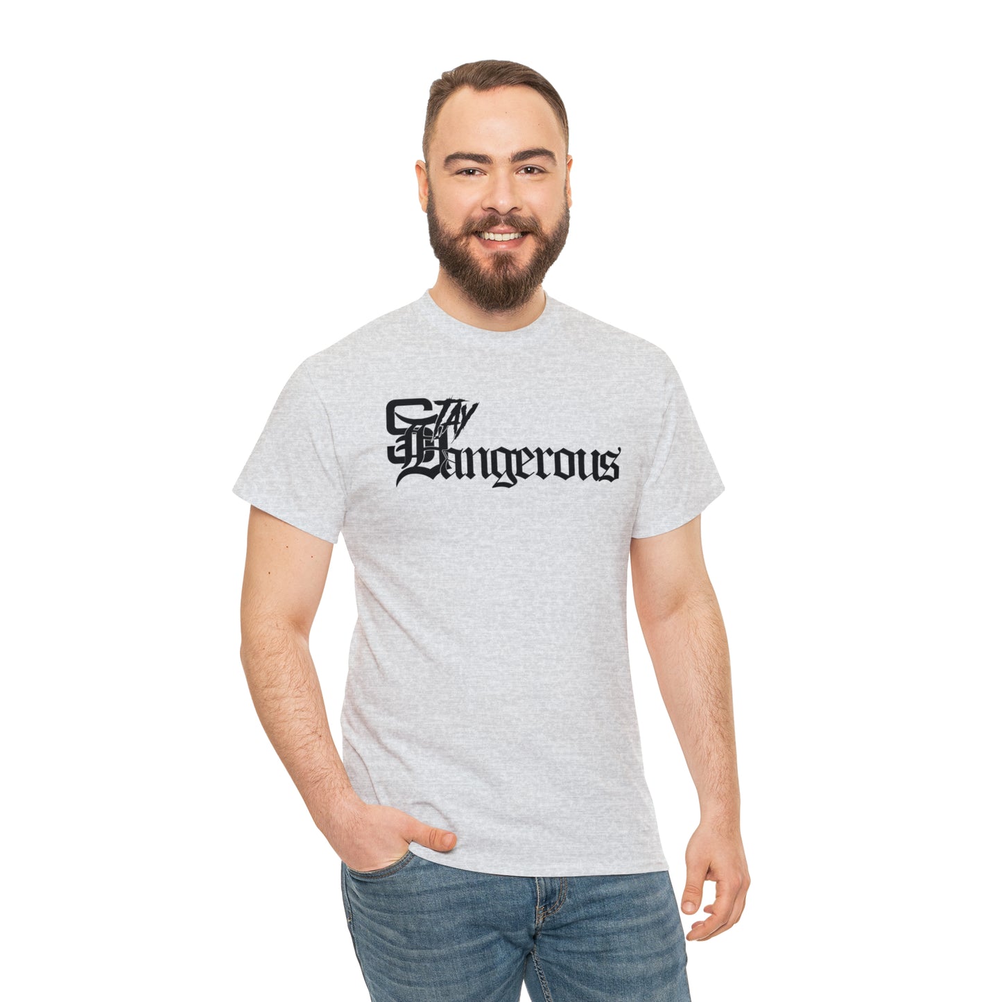 StayDangerous OldEngrish Unisex Heavy Cotton Tee