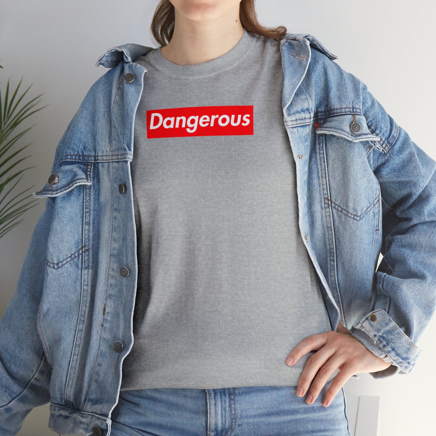 Dangerous box logo Unisex Heavy Cotton Tee