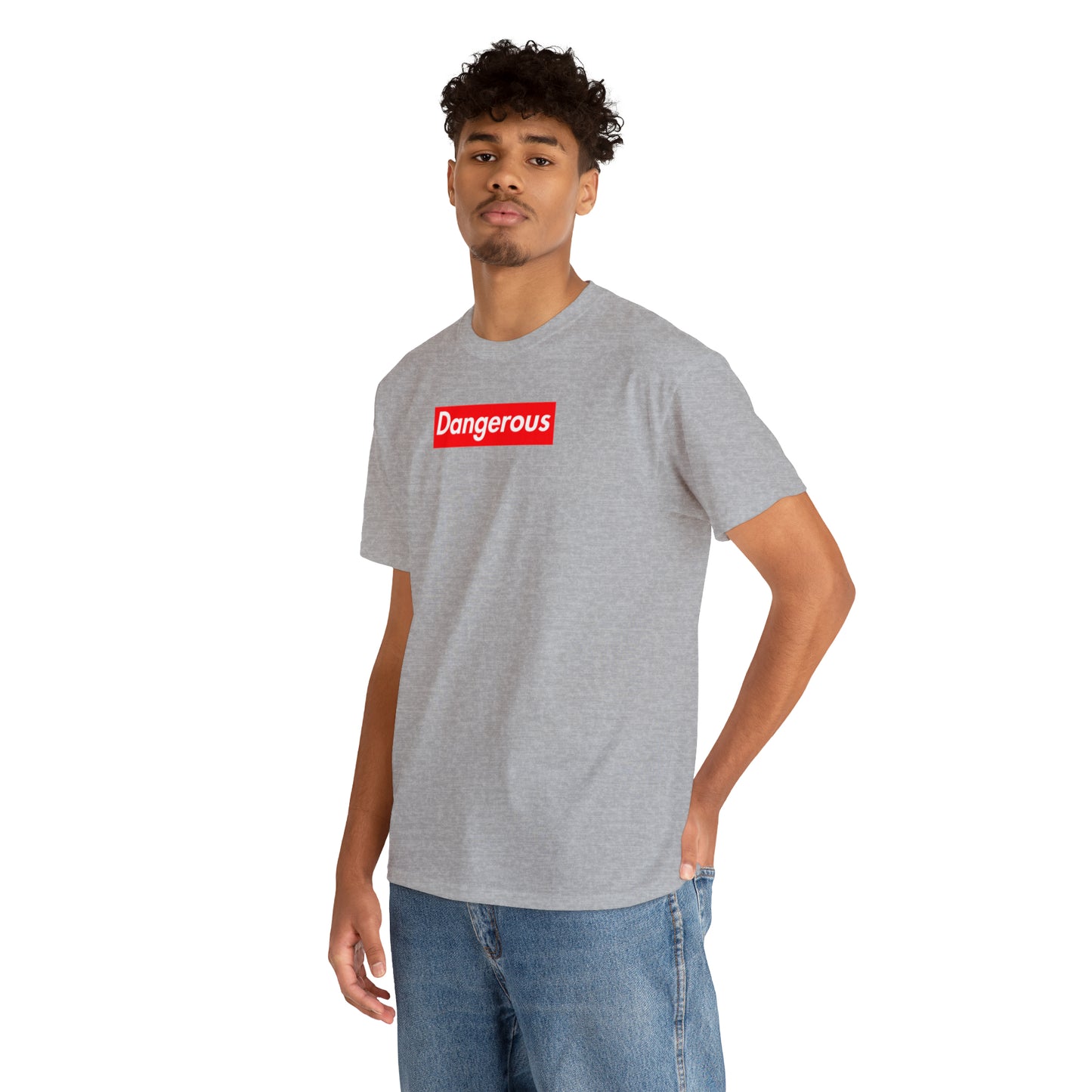 Dangerous box logo Unisex Heavy Cotton Tee