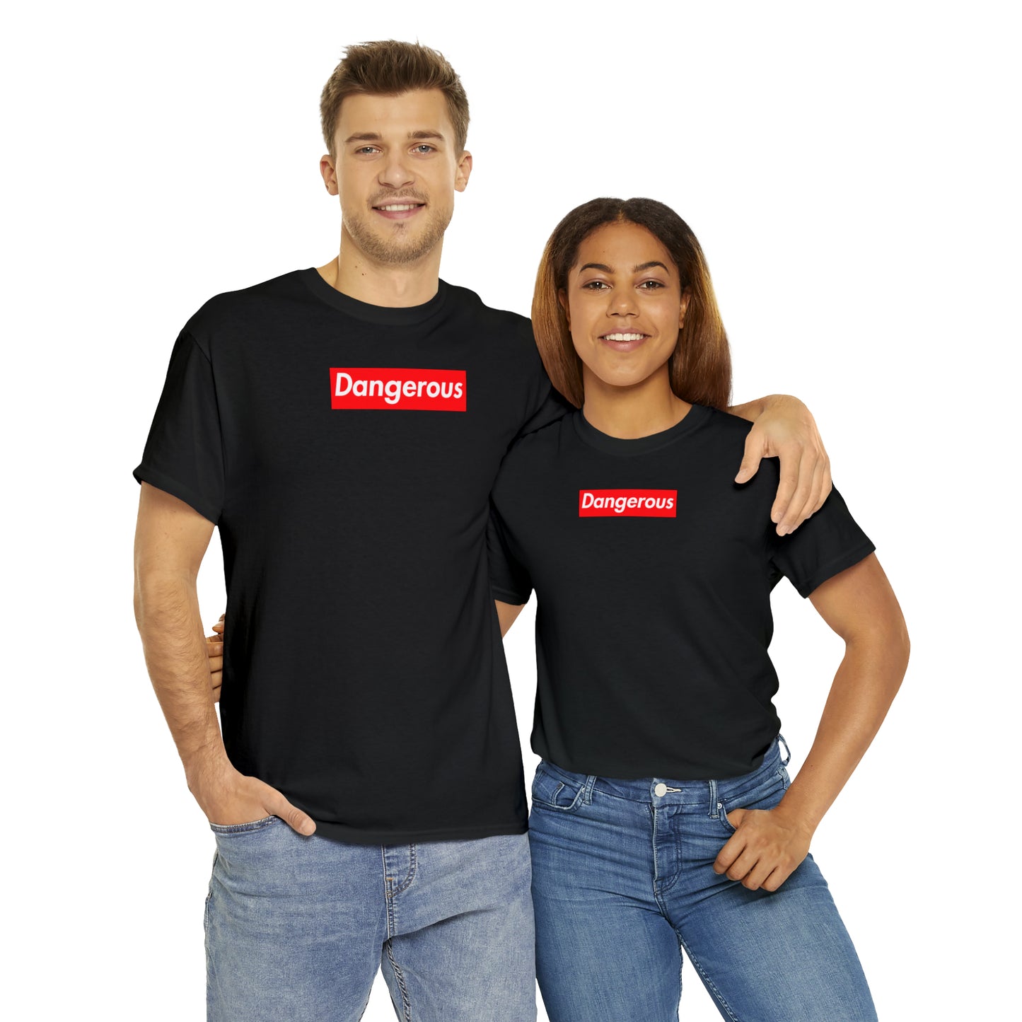 Dangerous box logo Unisex Heavy Cotton Tee