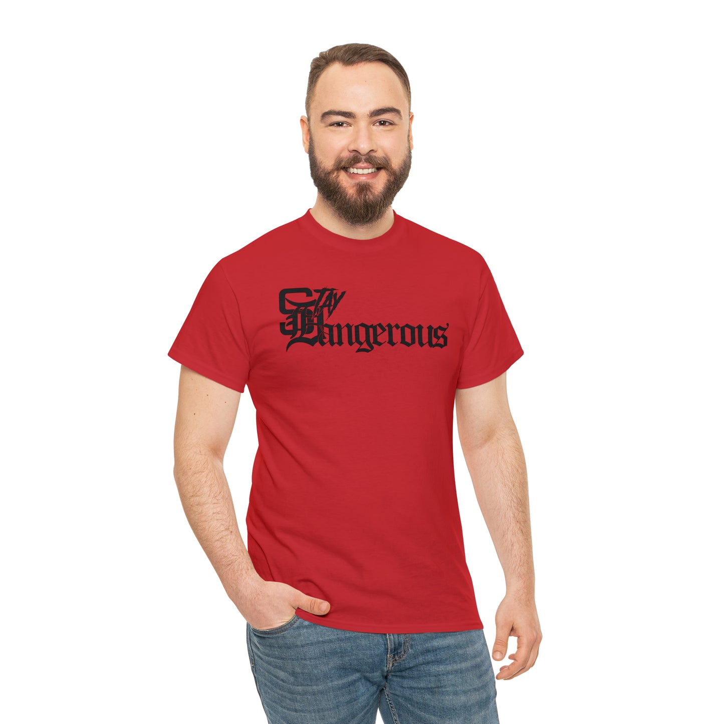 StayDangerous OldEngrish Unisex Heavy Cotton Tee