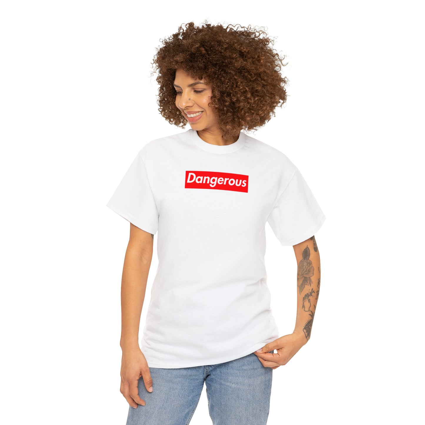 Dangerous box logo Unisex Heavy Cotton Tee