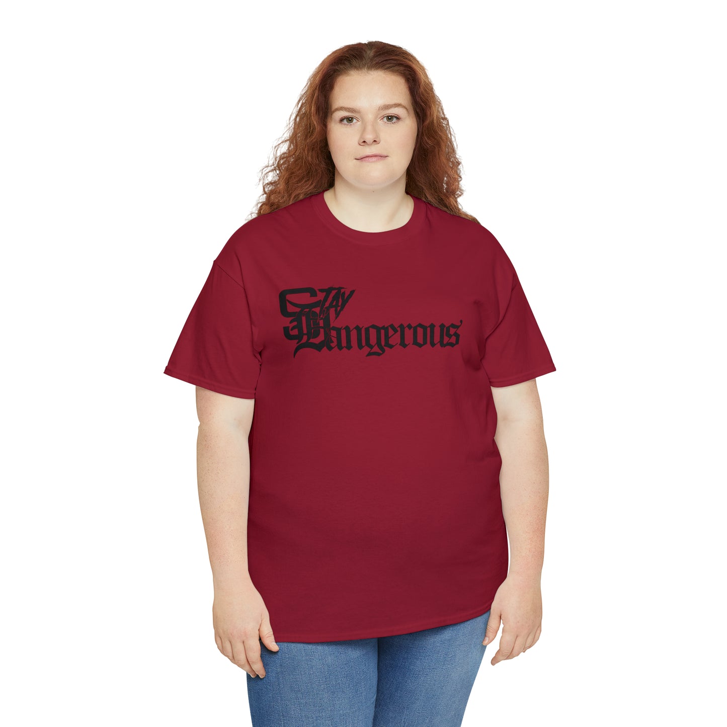 StayDangerous OldEngrish Unisex Heavy Cotton Tee