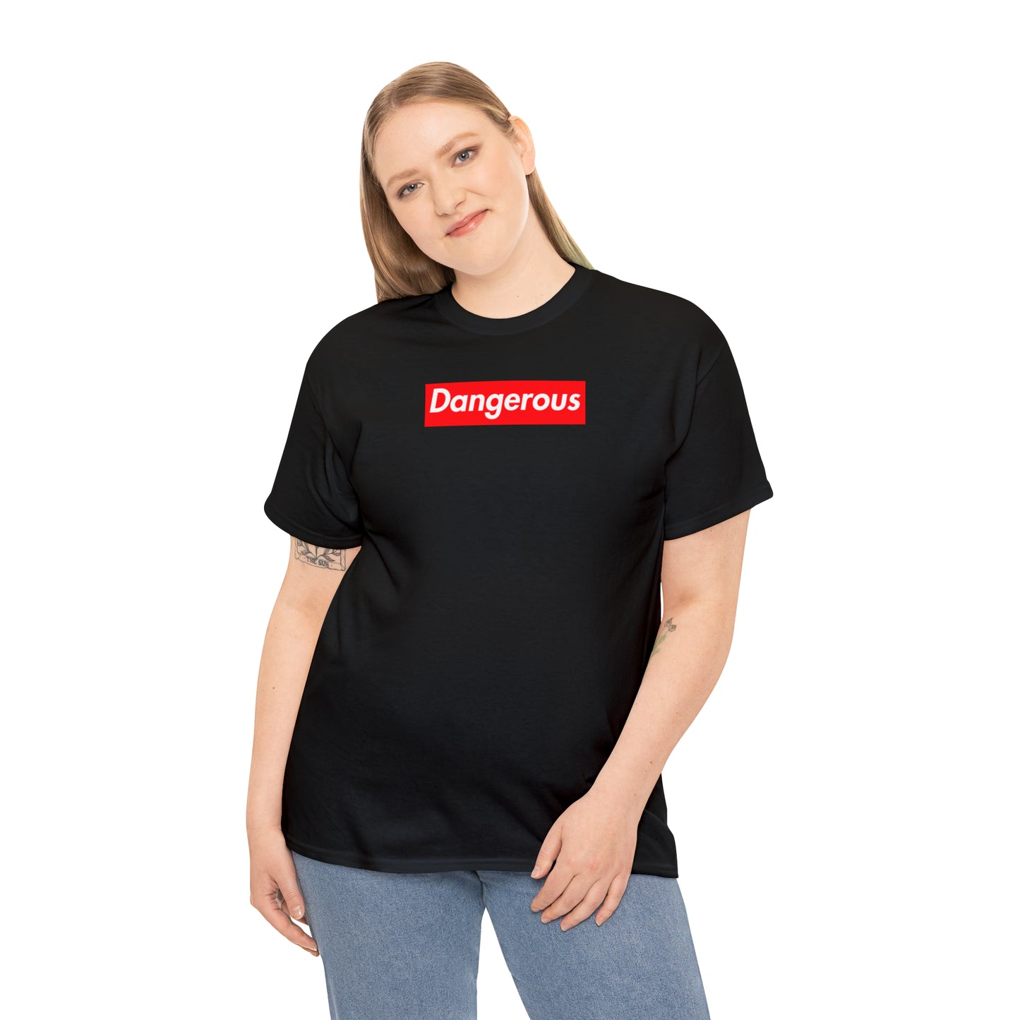 Dangerous box logo Unisex Heavy Cotton Tee