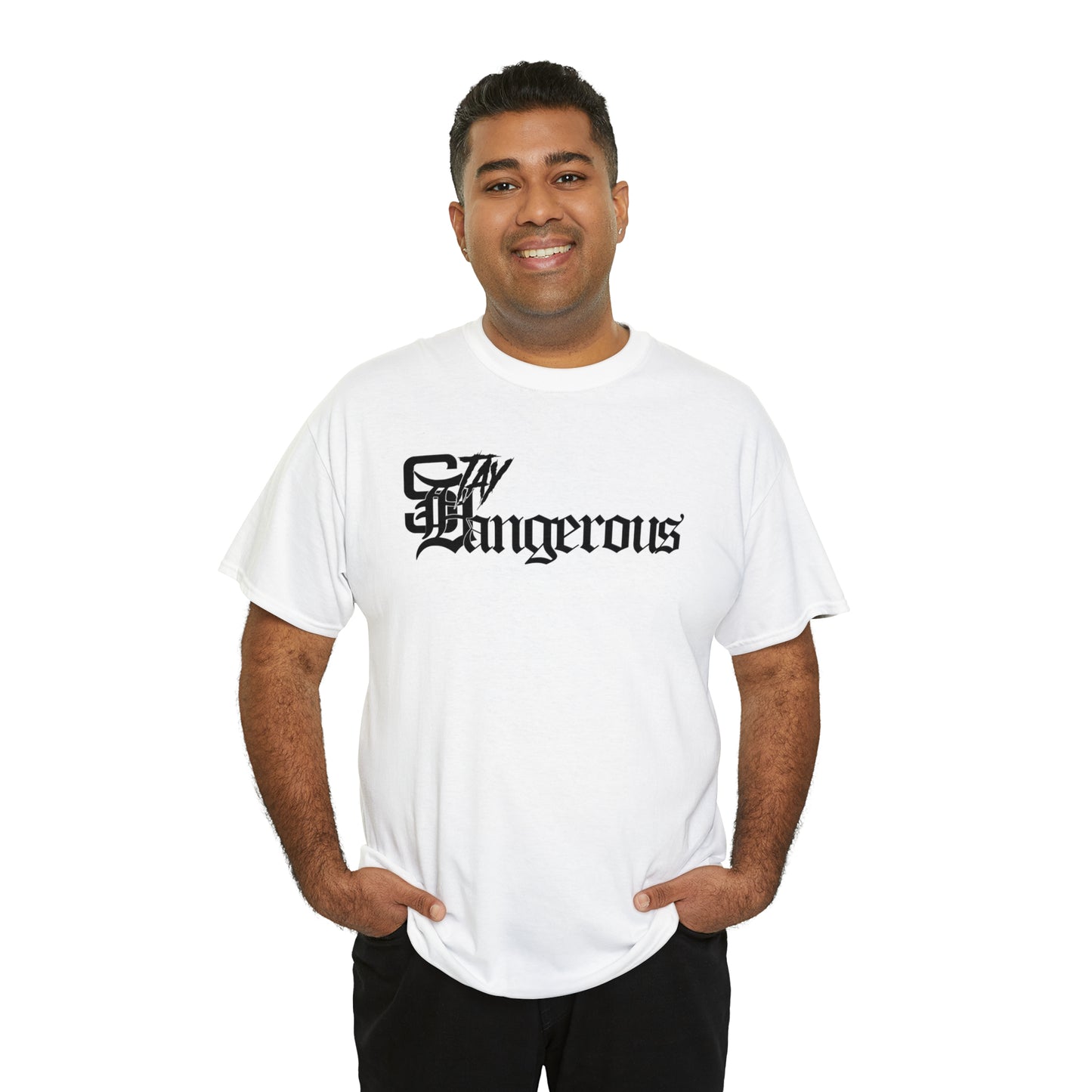 StayDangerous OldEngrish Unisex Heavy Cotton Tee