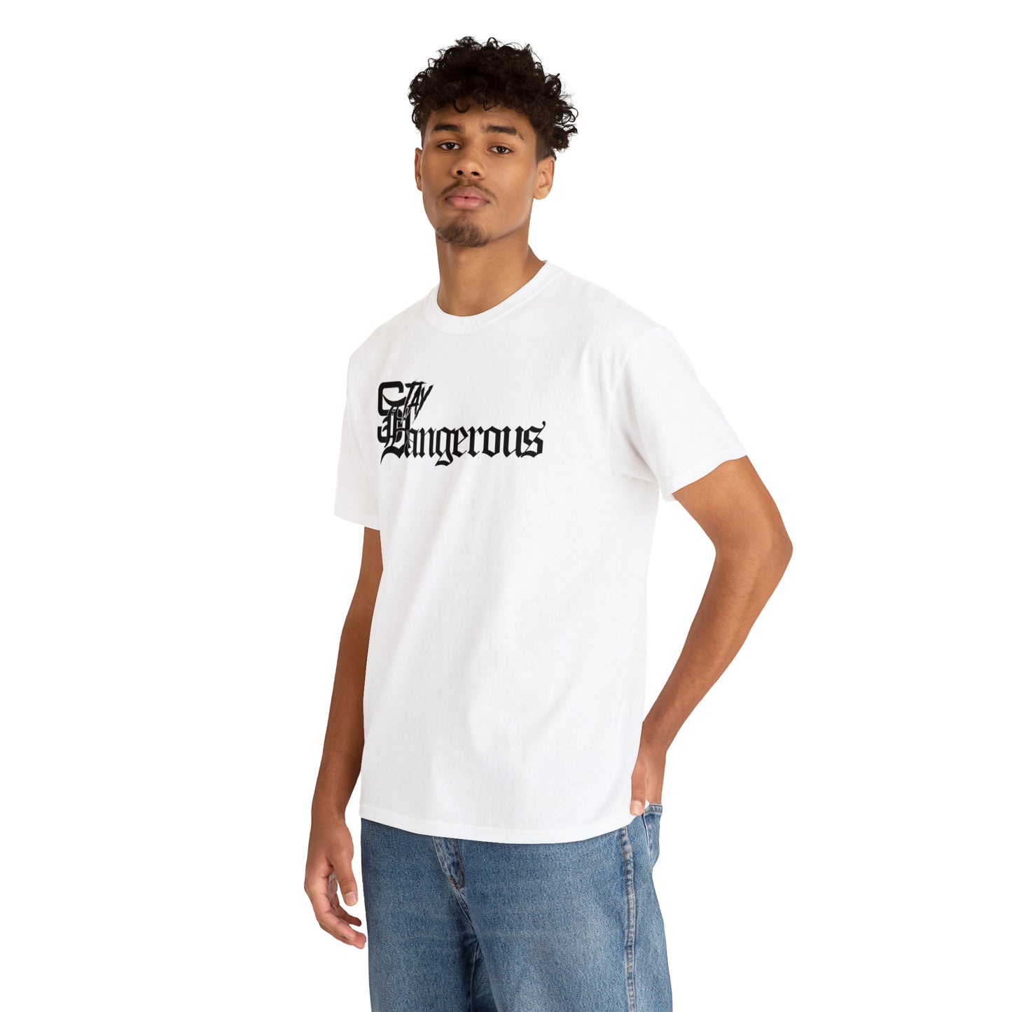 StayDangerous OldEngrish Unisex Heavy Cotton Tee