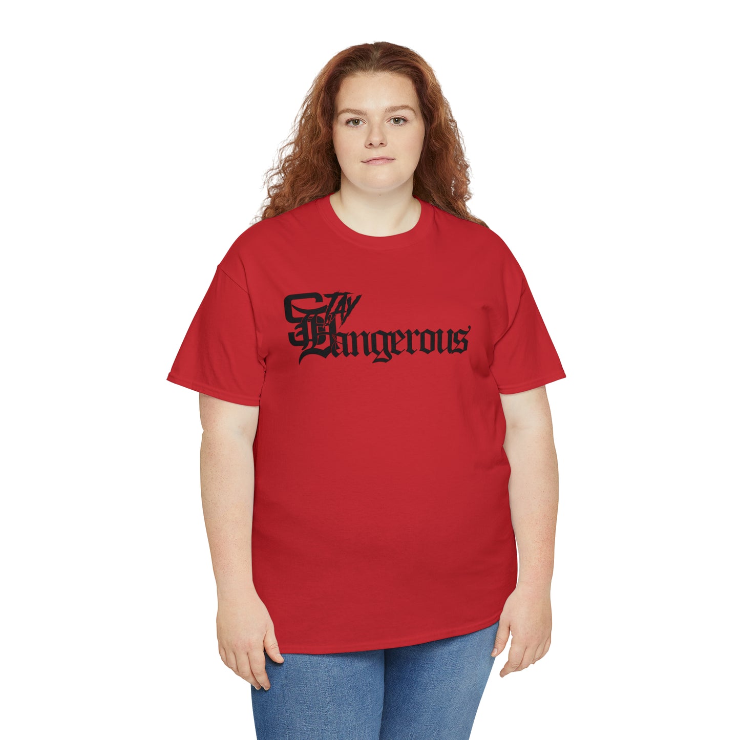 StayDangerous OldEngrish Unisex Heavy Cotton Tee