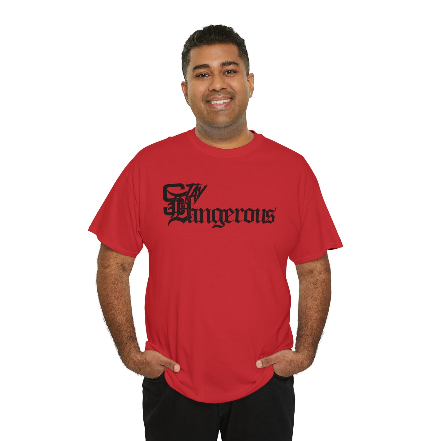 StayDangerous OldEngrish Unisex Heavy Cotton Tee