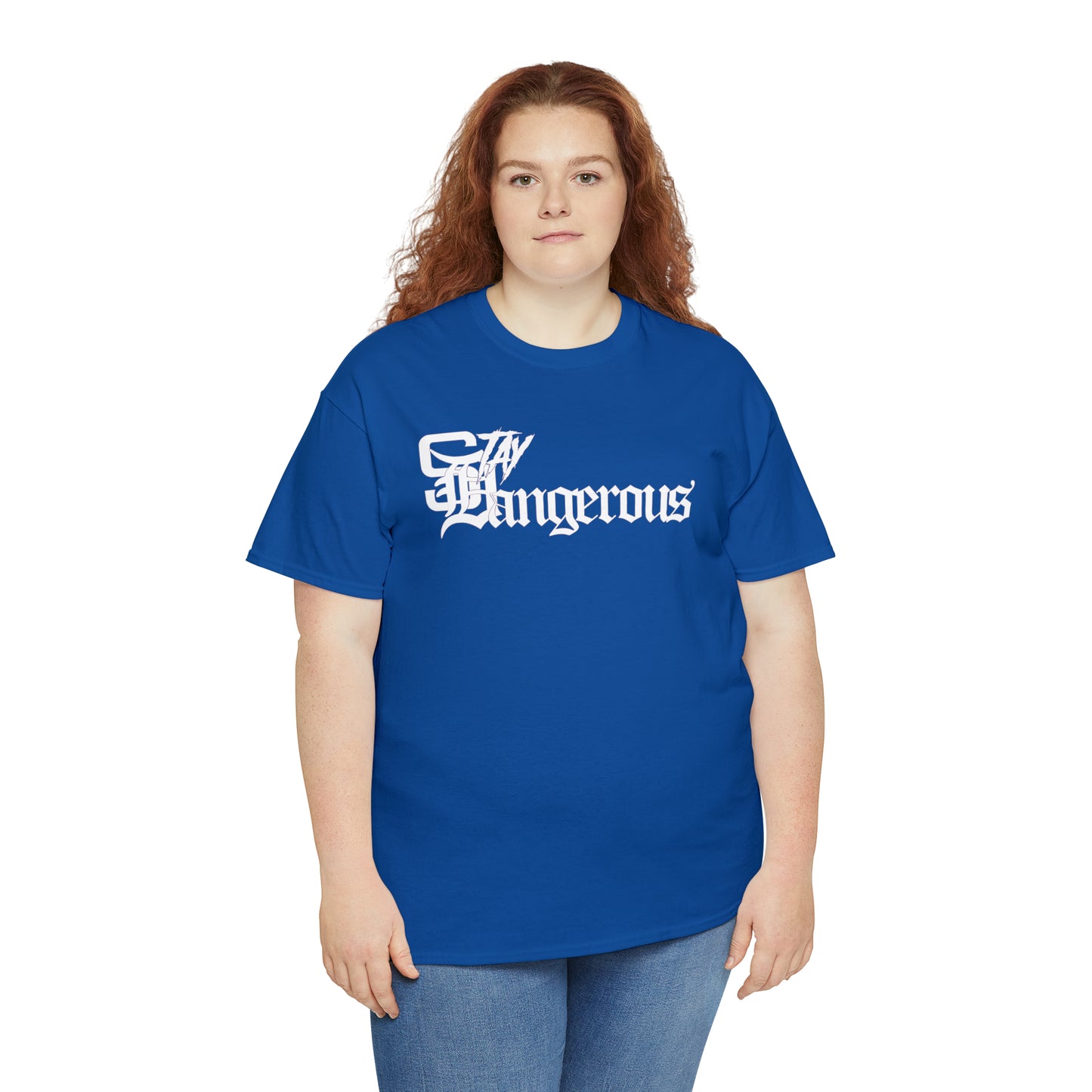 StayDangerous OldEngrish Unisex Heavy Cotton Tee