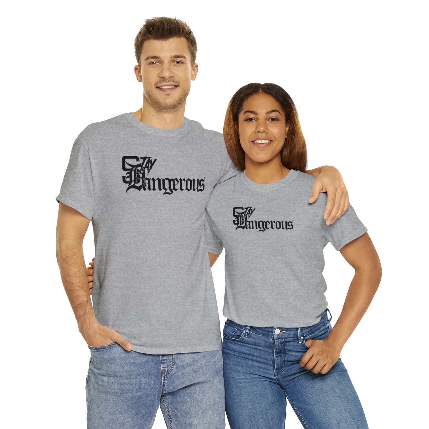 StayDangerous OldEngrish Unisex Heavy Cotton Tee