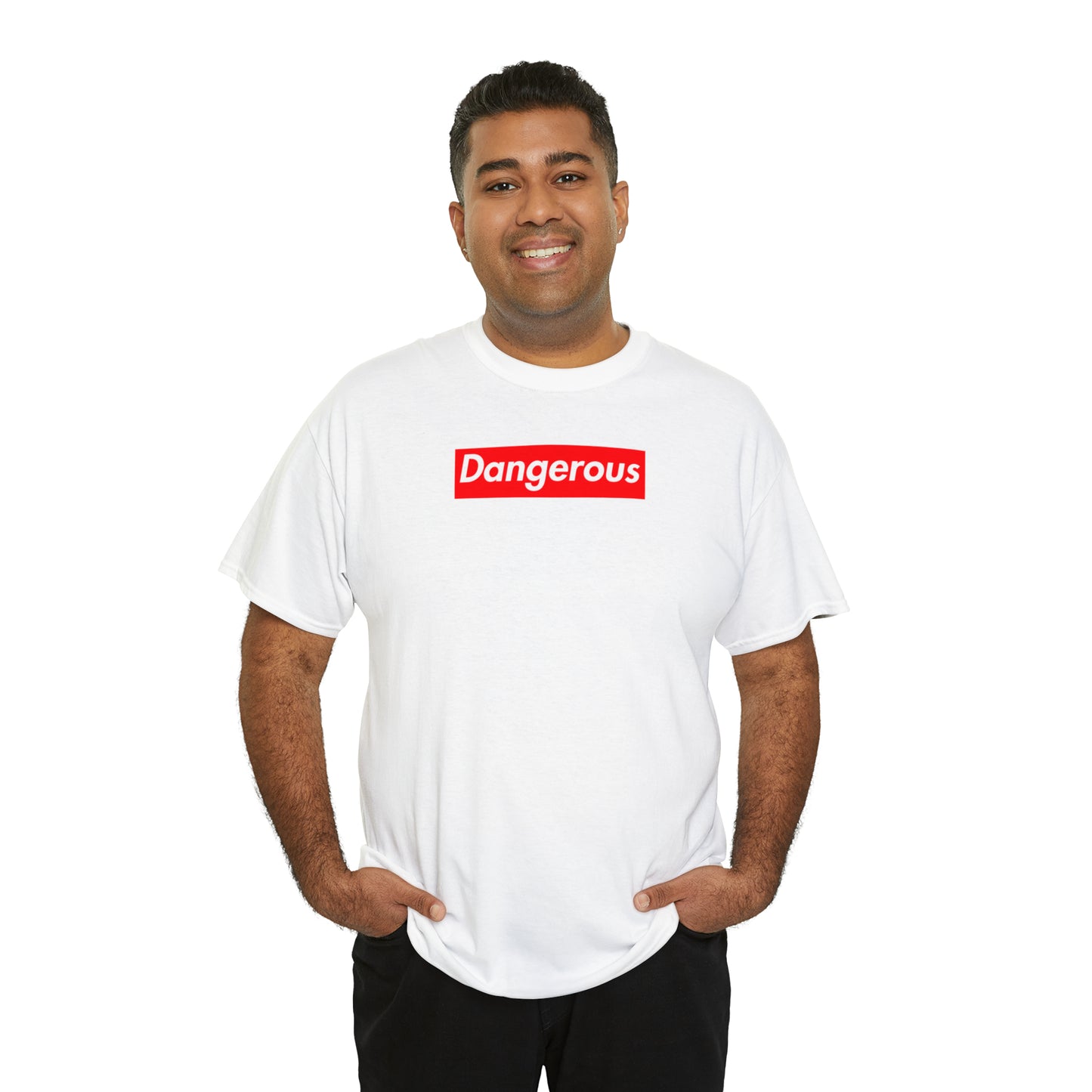 Dangerous box logo Unisex Heavy Cotton Tee