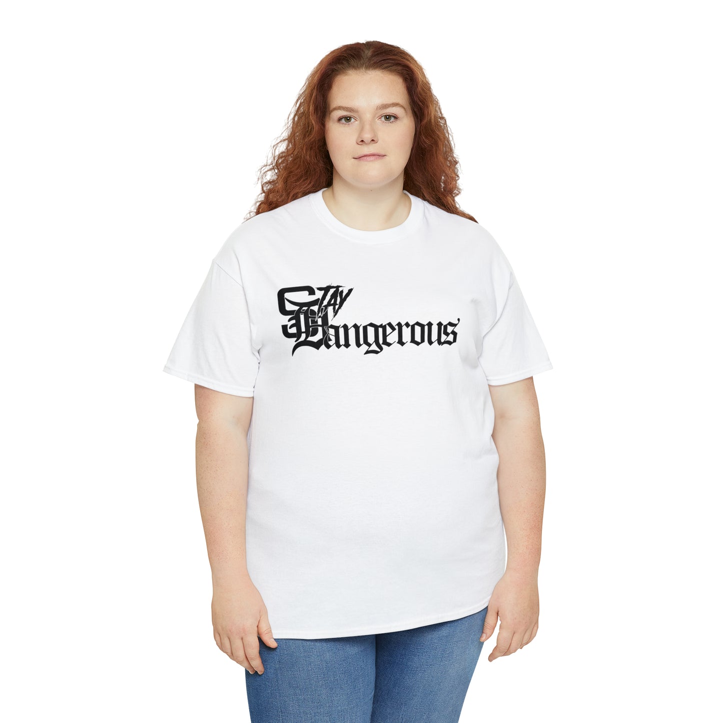 StayDangerous OldEngrish Unisex Heavy Cotton Tee