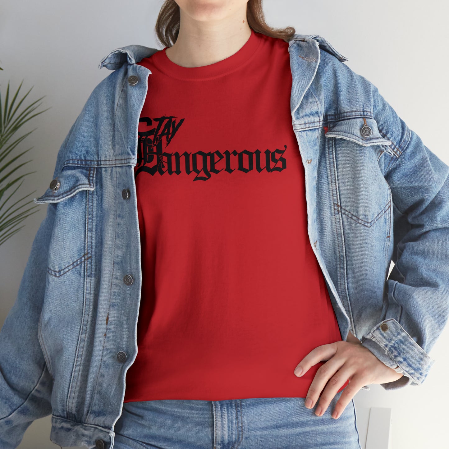 StayDangerous OldEngrish Unisex Heavy Cotton Tee