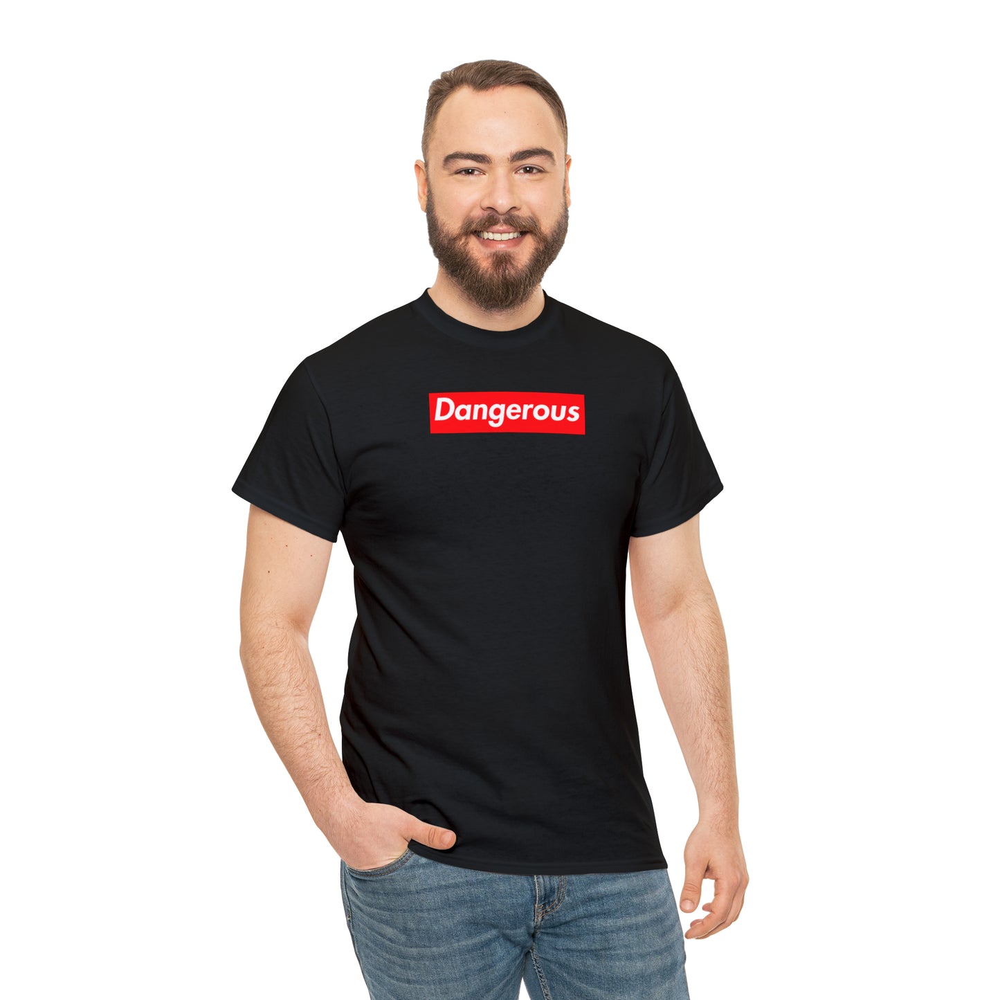 Dangerous box logo Unisex Heavy Cotton Tee