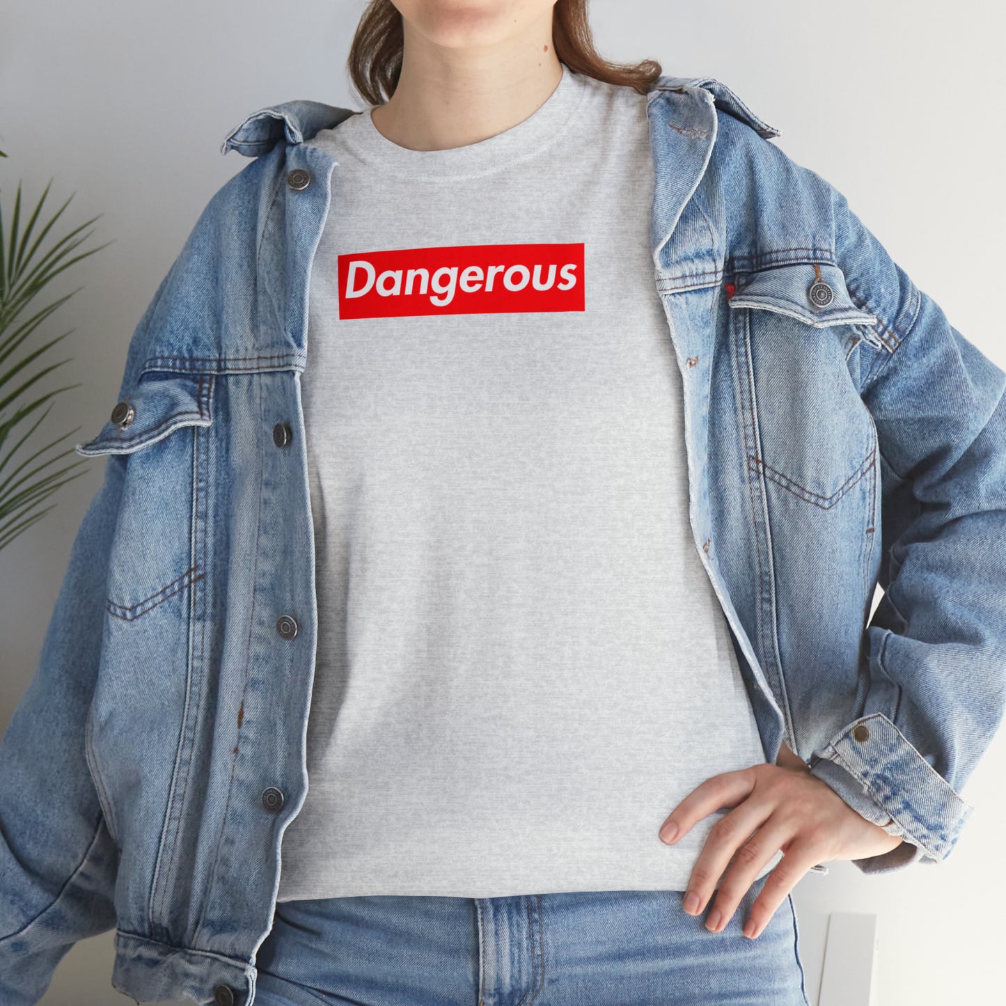 Dangerous box logo Unisex Heavy Cotton Tee