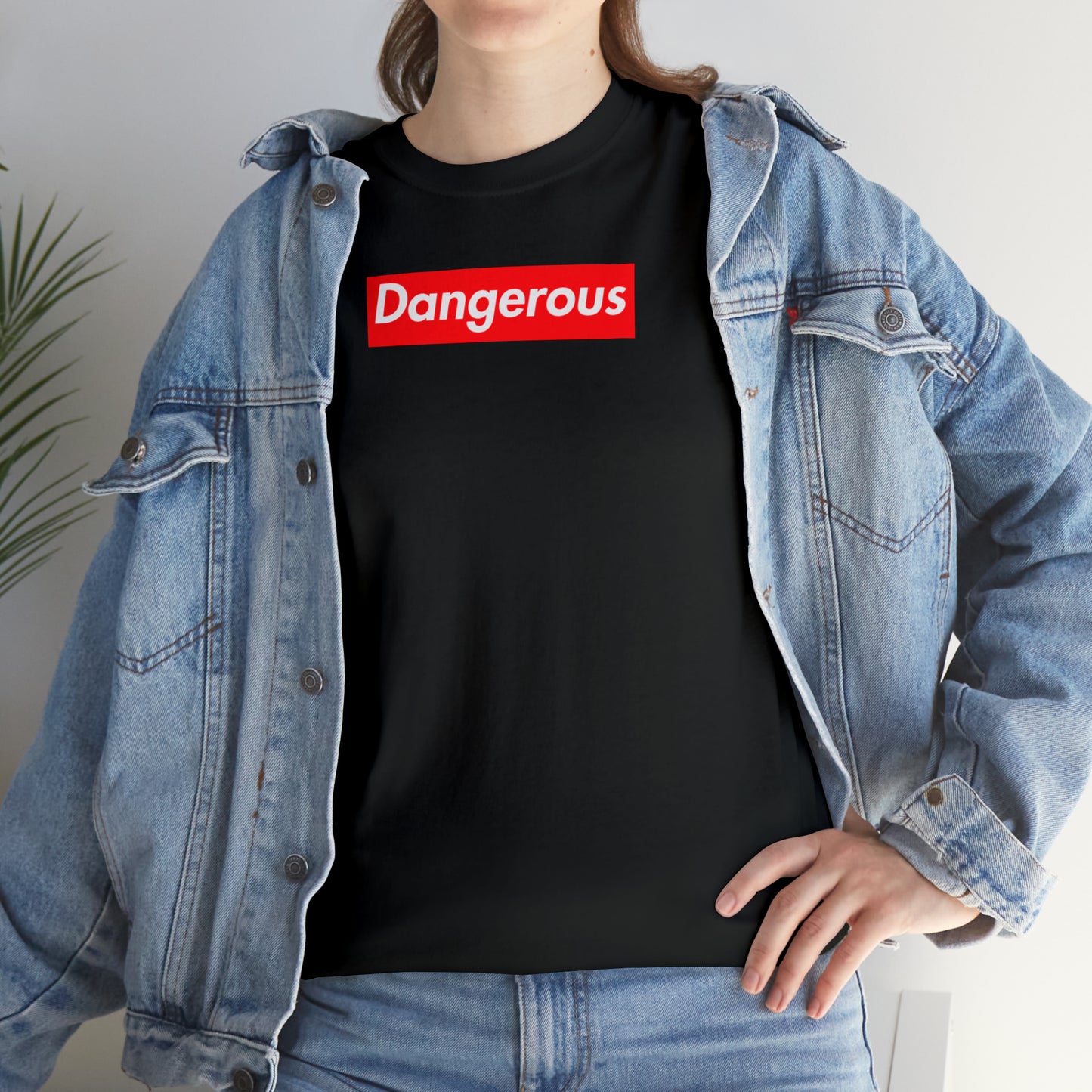 Dangerous box logo Unisex Heavy Cotton Tee