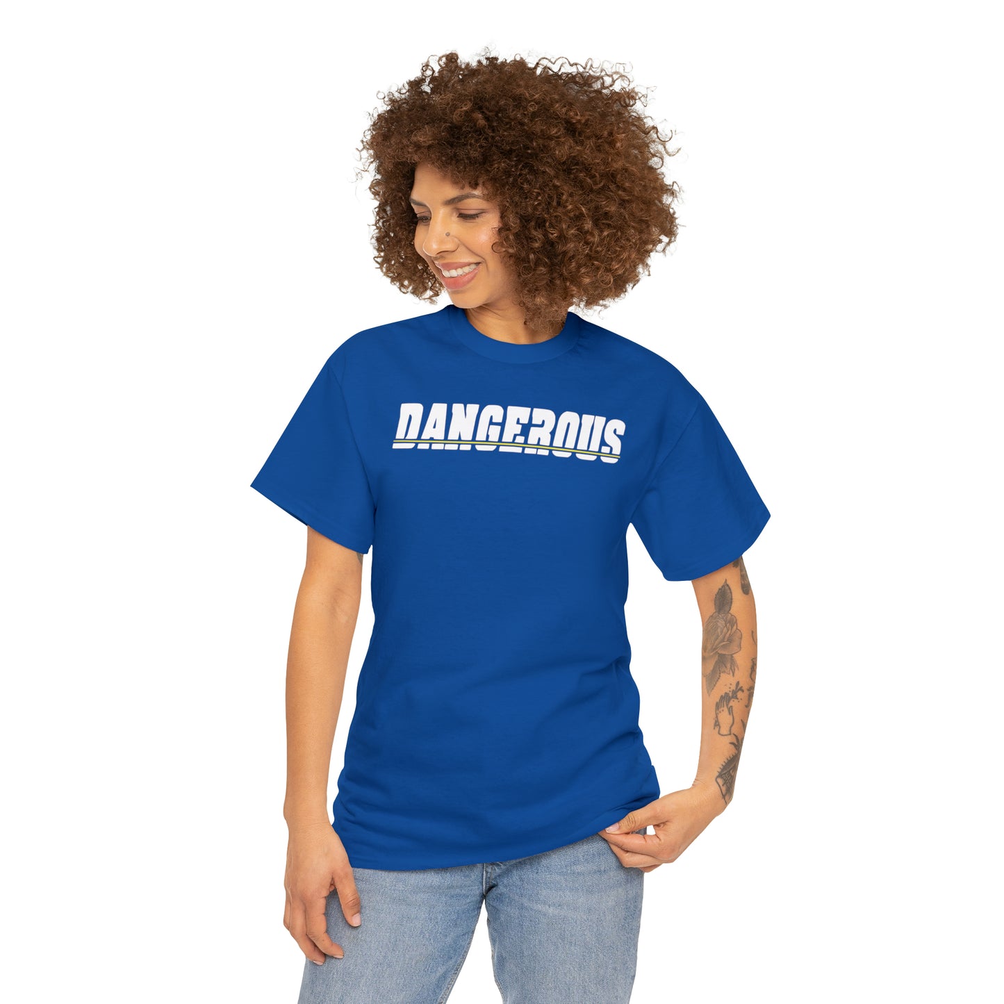 Dangerous oldskool bolt gang Unisex Heavy Cotton Tee