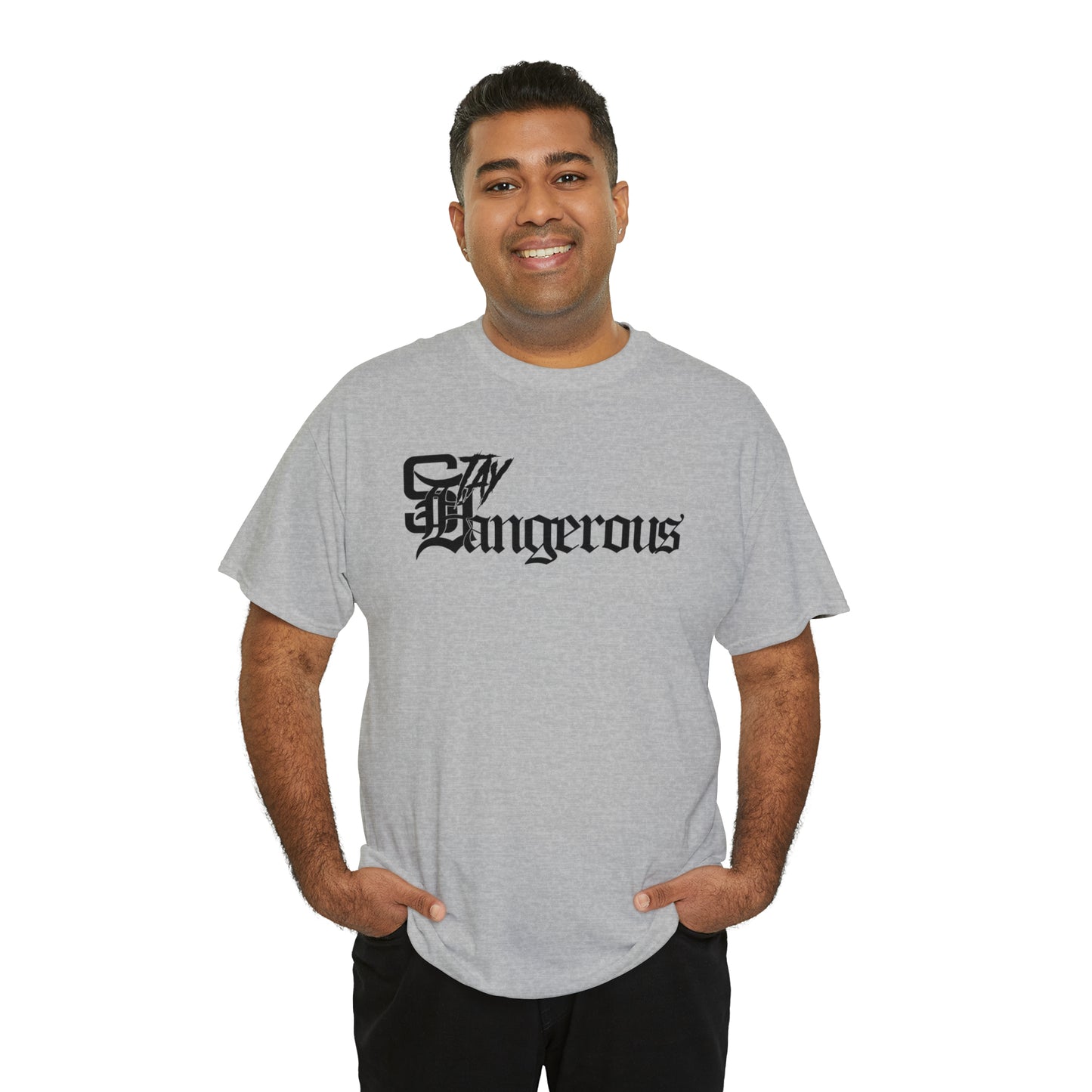 StayDangerous OldEngrish Unisex Heavy Cotton Tee