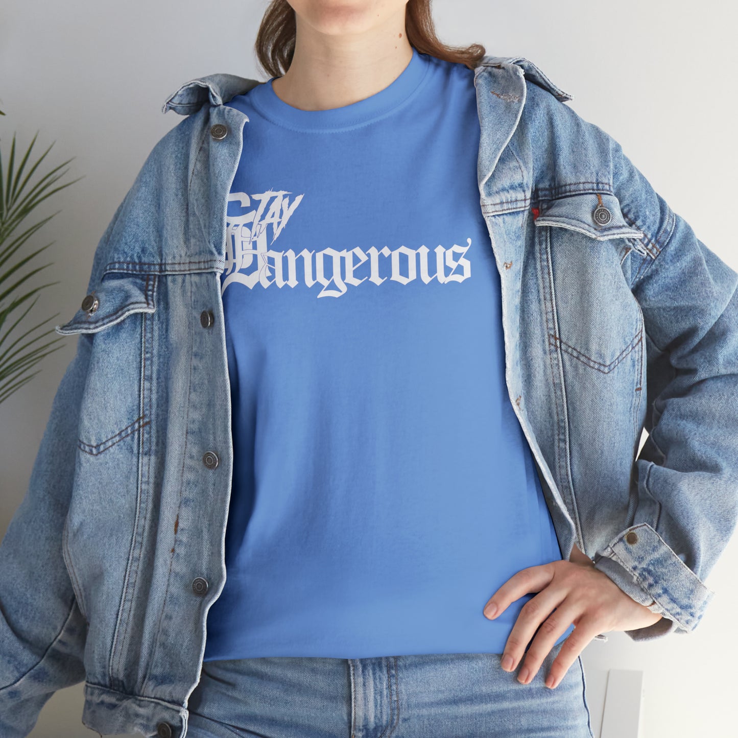 StayDangerous OldEngrish Unisex Heavy Cotton Tee