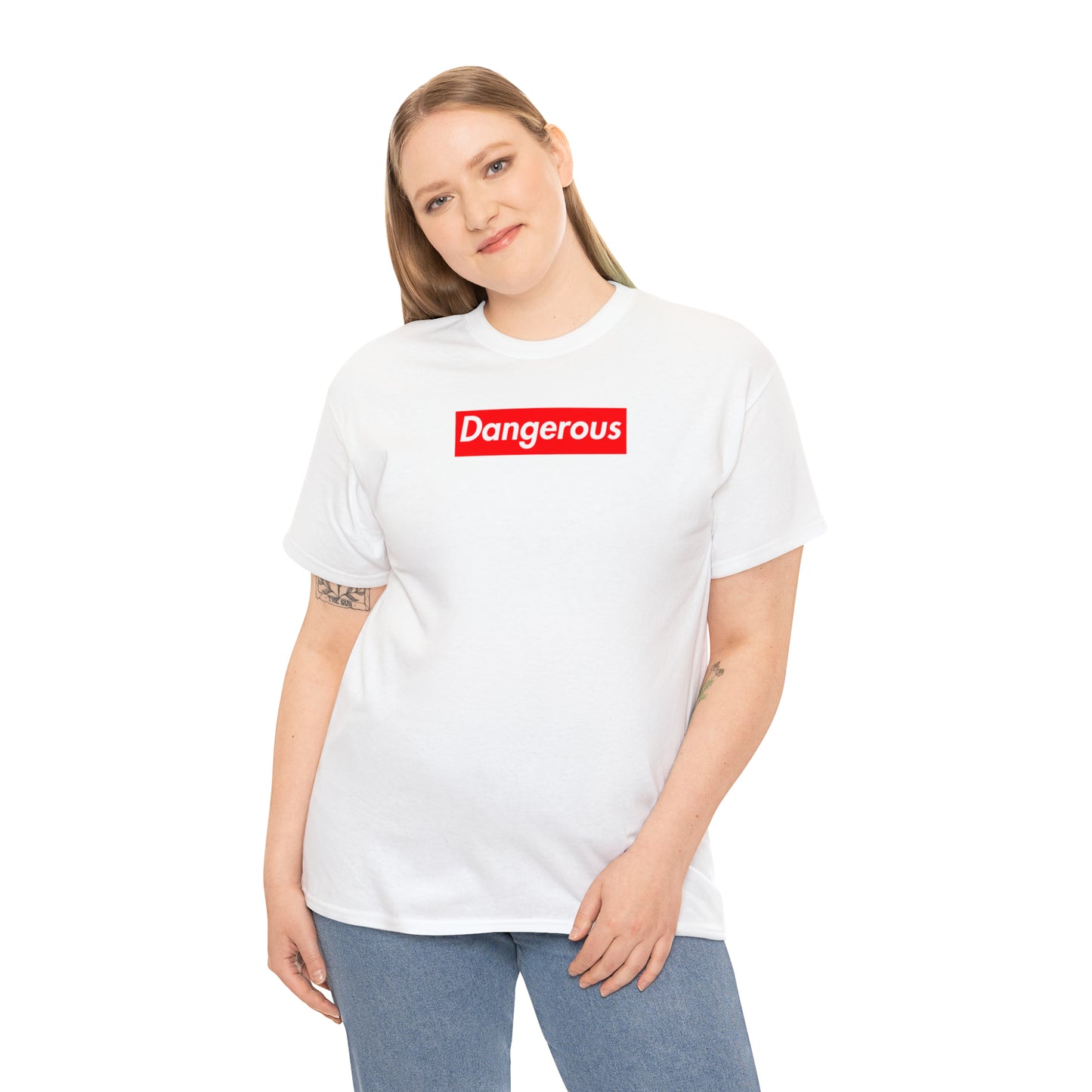 Dangerous box logo Unisex Heavy Cotton Tee