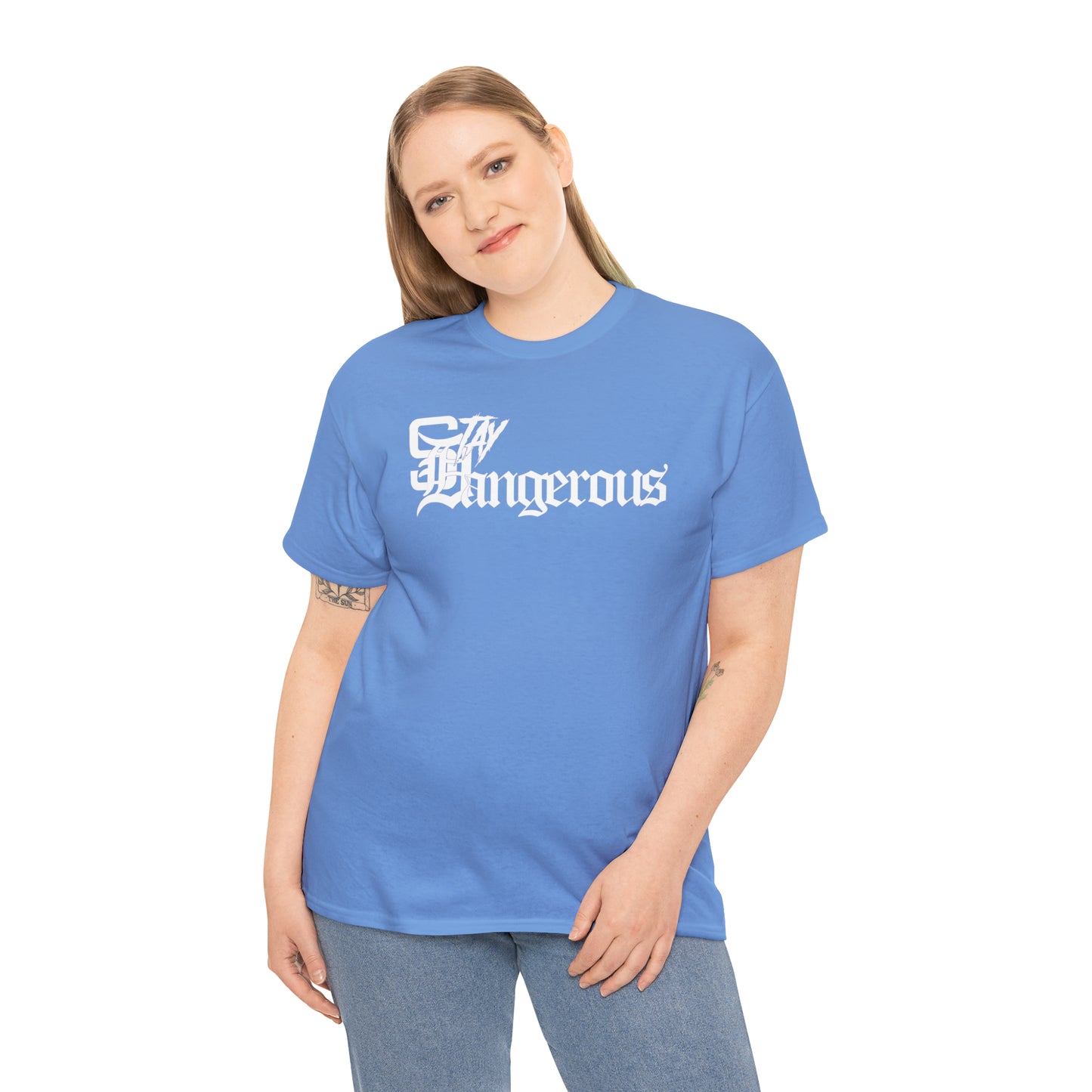 StayDangerous OldEngrish Unisex Heavy Cotton Tee