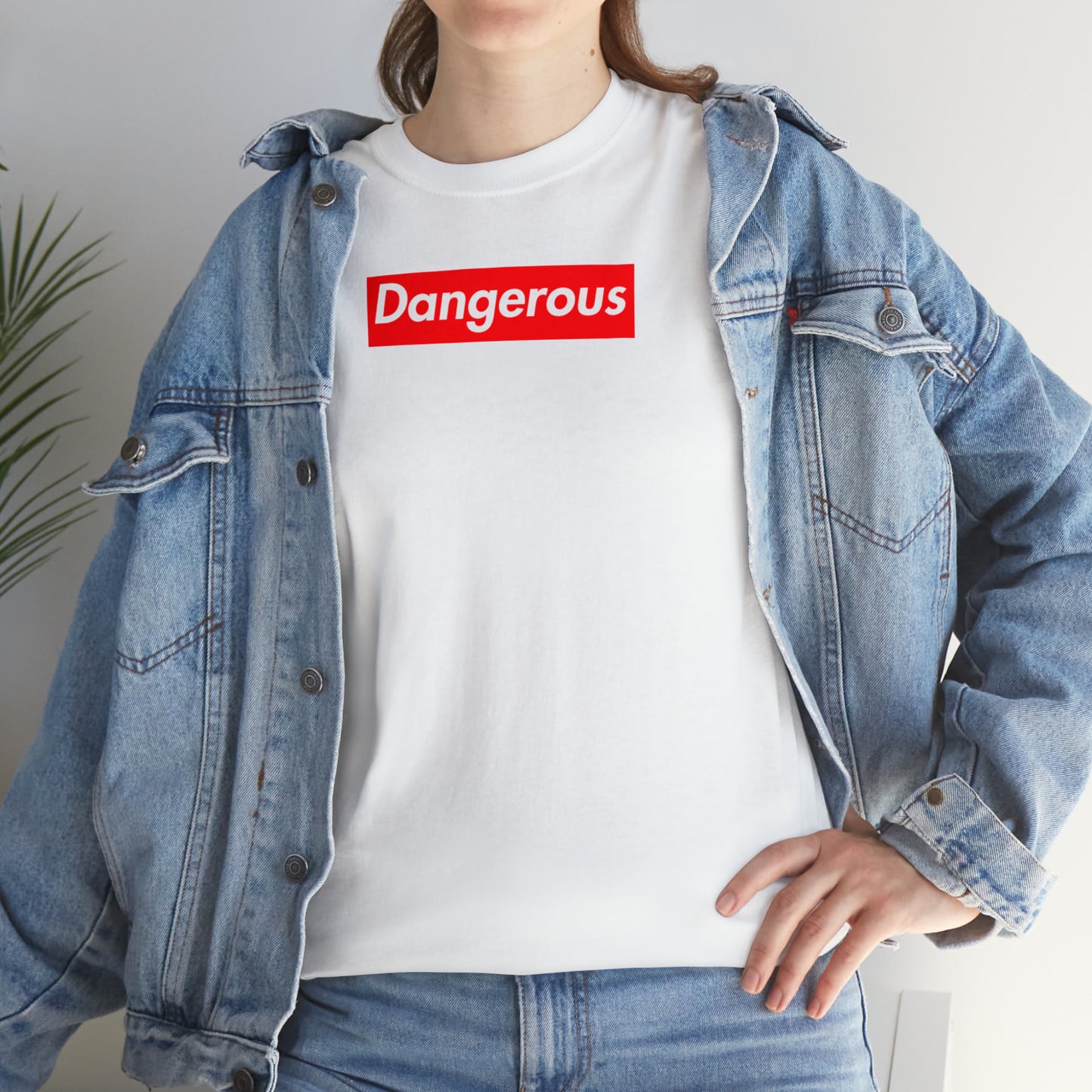 Dangerous box logo Unisex Heavy Cotton Tee