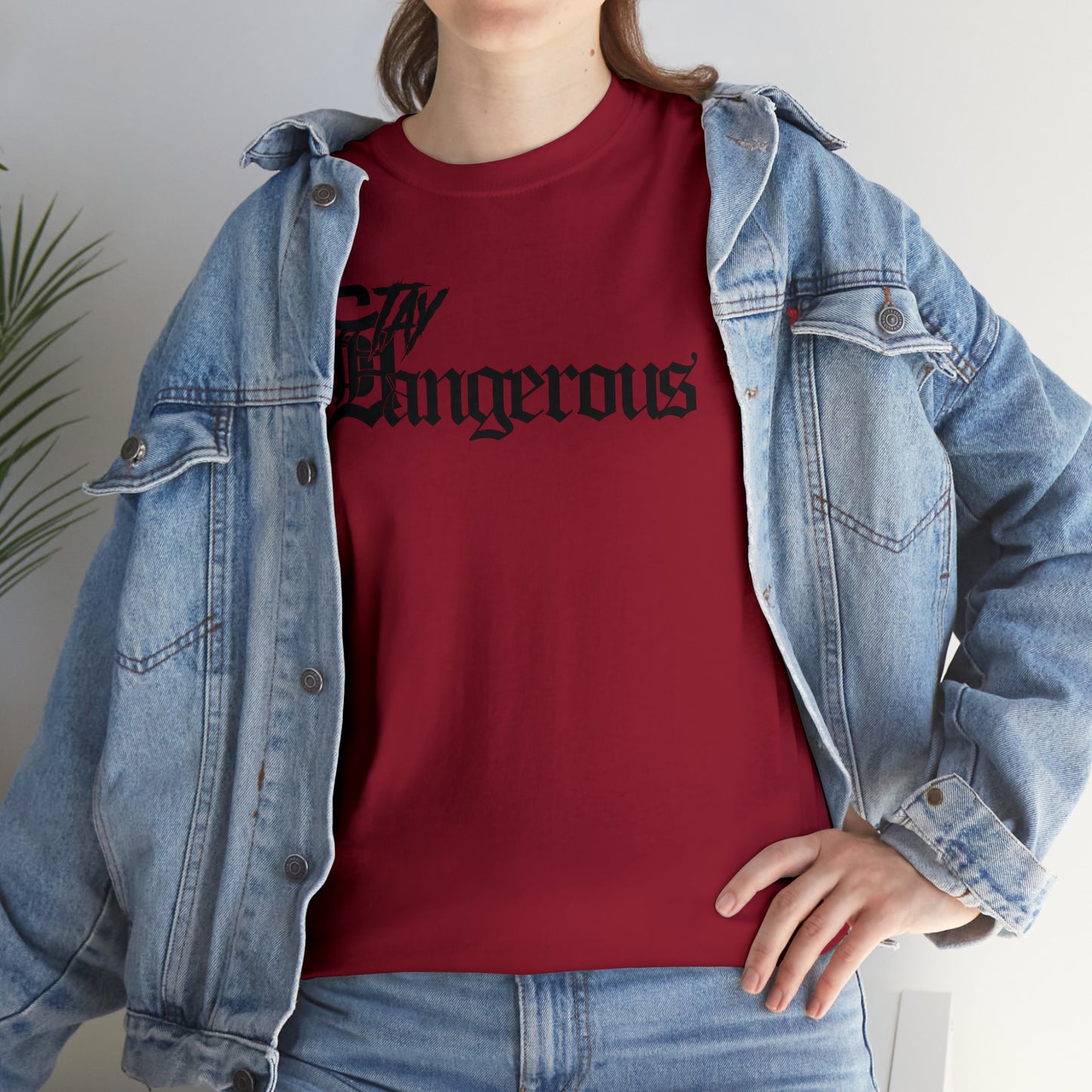 StayDangerous OldEngrish Unisex Heavy Cotton Tee