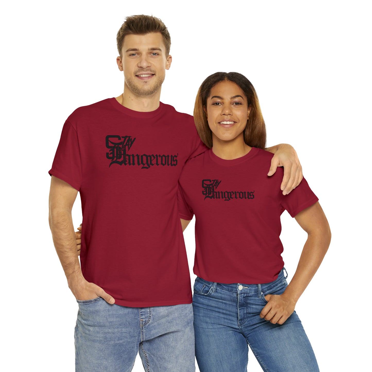 StayDangerous OldEngrish Unisex Heavy Cotton Tee