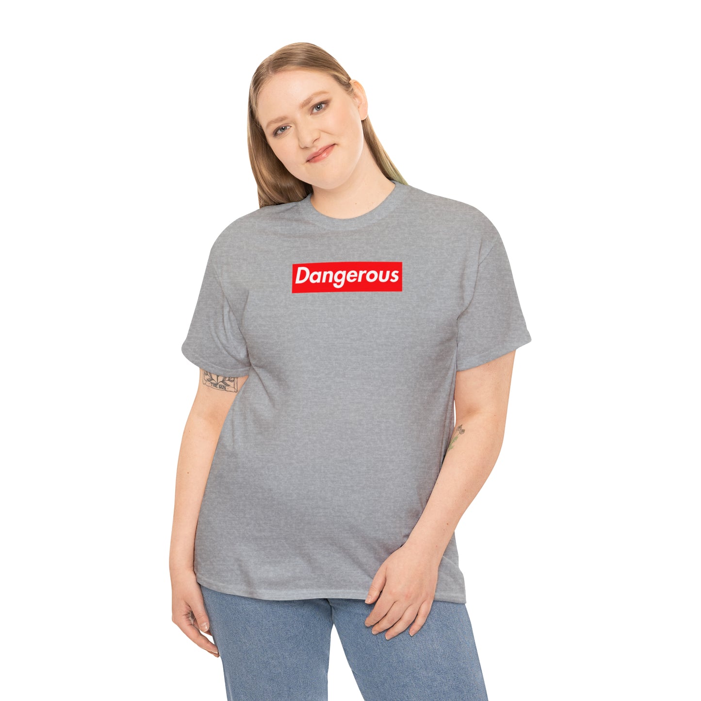 Dangerous box logo Unisex Heavy Cotton Tee