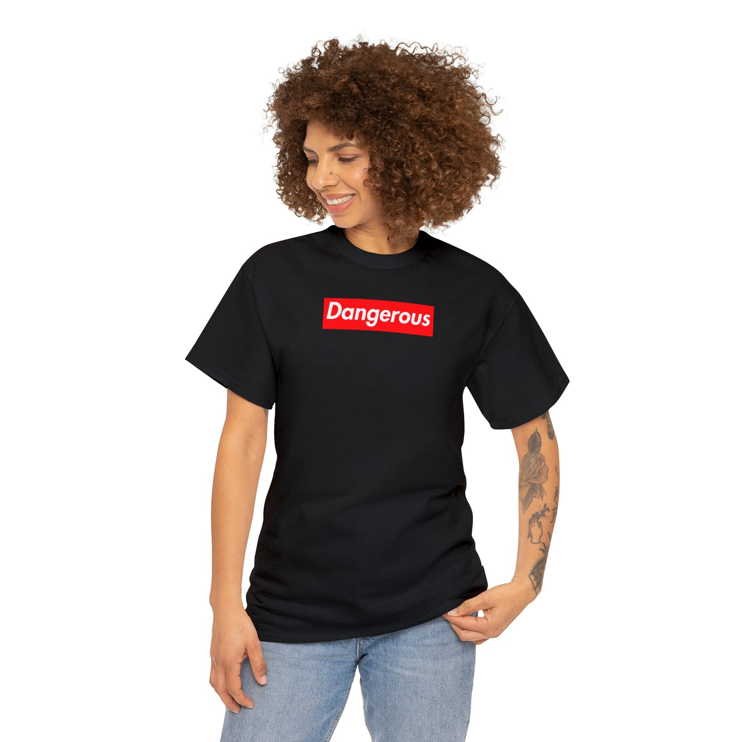 Dangerous box logo Unisex Heavy Cotton Tee