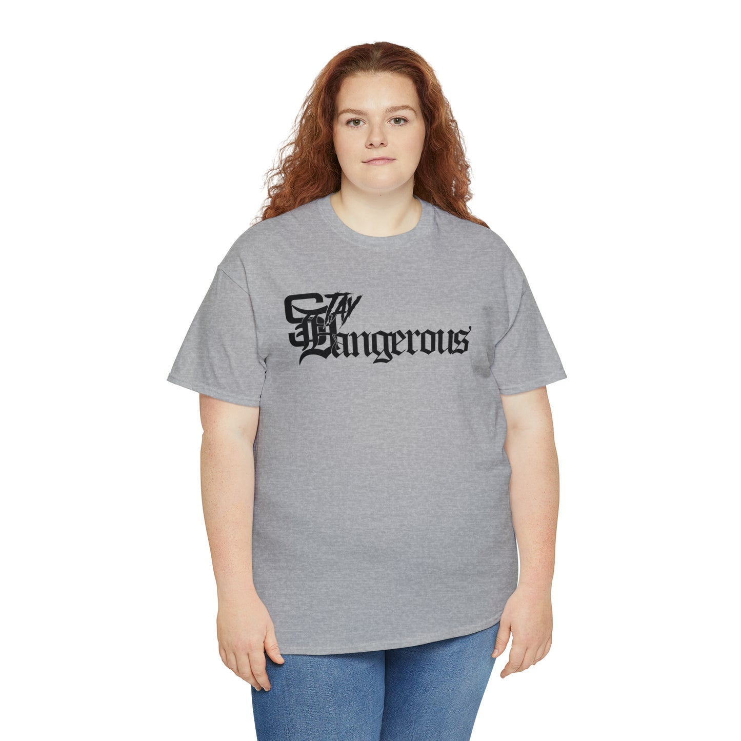 StayDangerous OldEngrish Unisex Heavy Cotton Tee