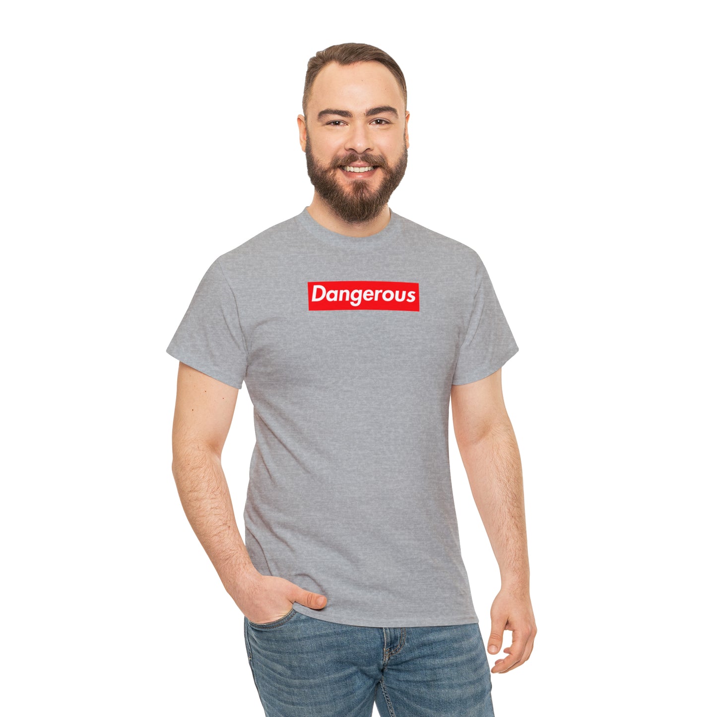 Dangerous box logo Unisex Heavy Cotton Tee