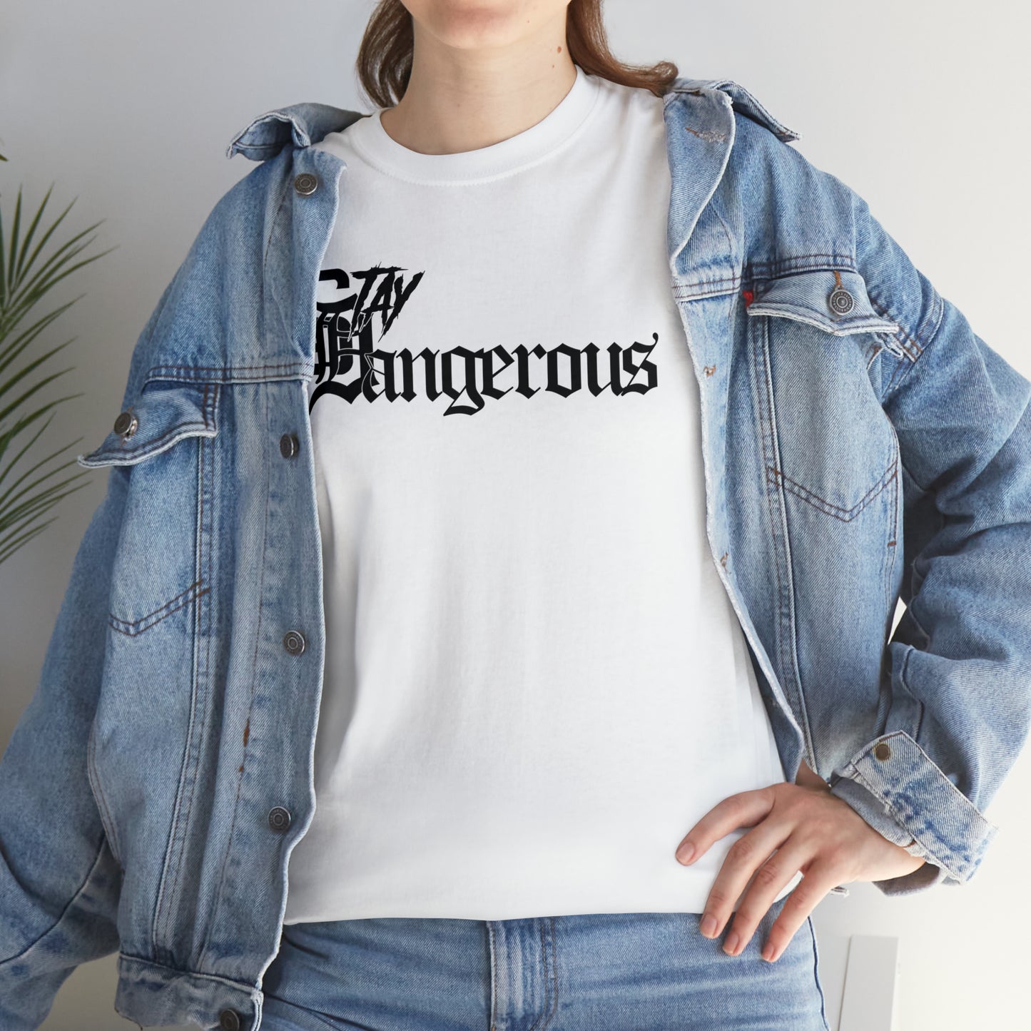 StayDangerous OldEngrish Unisex Heavy Cotton Tee