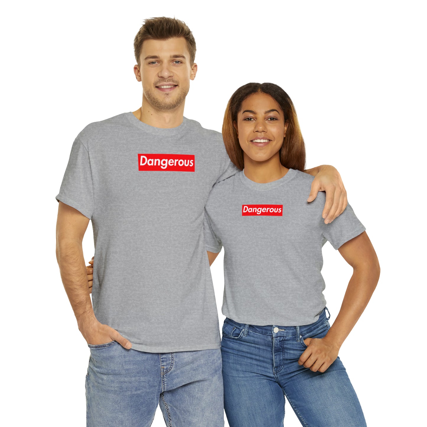 Dangerous box logo Unisex Heavy Cotton Tee