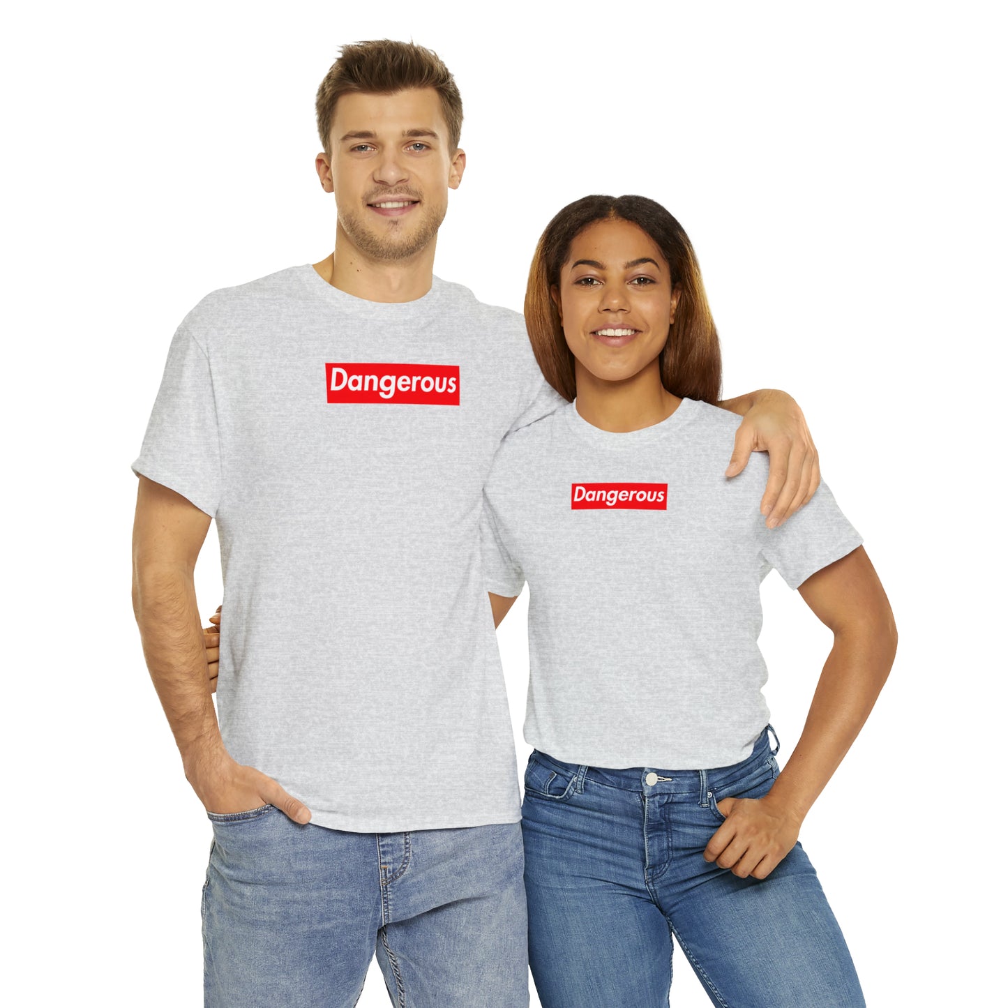 Dangerous box logo Unisex Heavy Cotton Tee