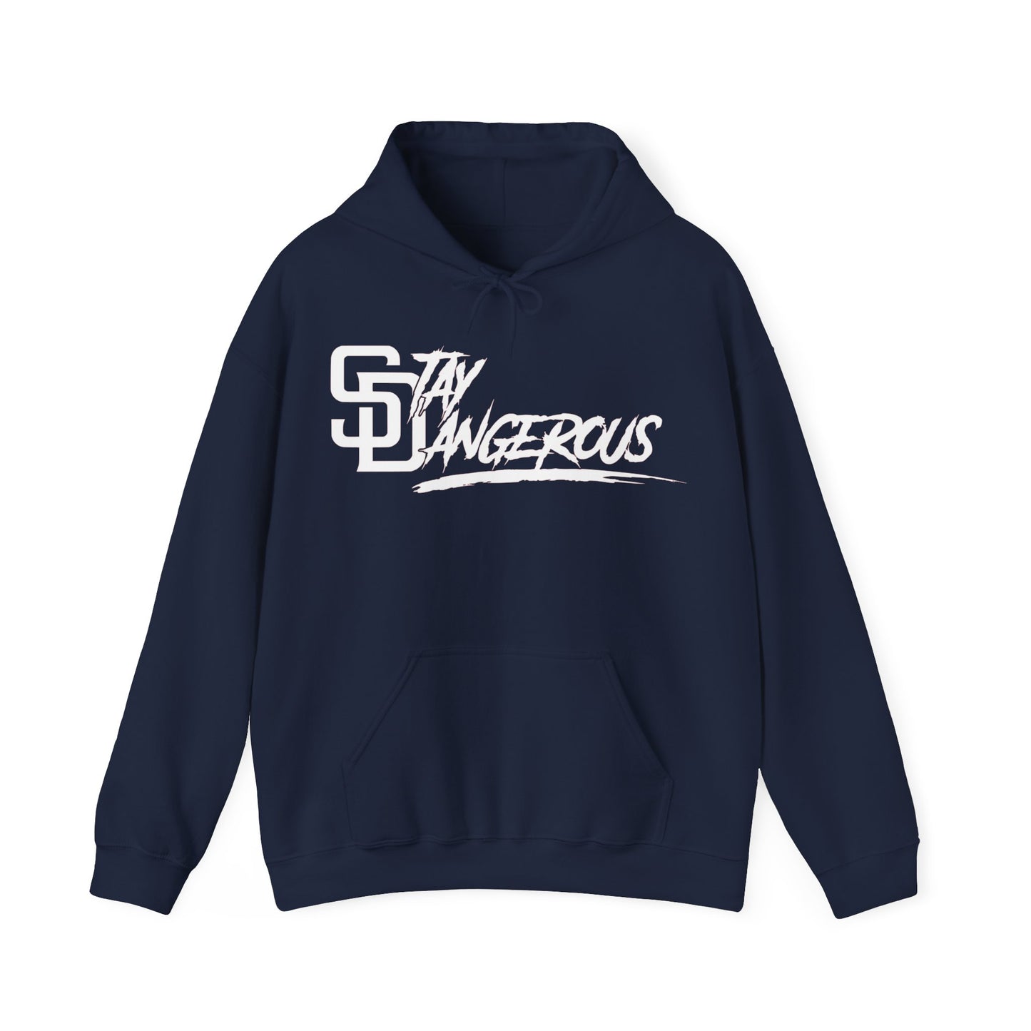 A Stay Dangerous SD Unisex Heavy Blend™ Hooded Sweatshirt