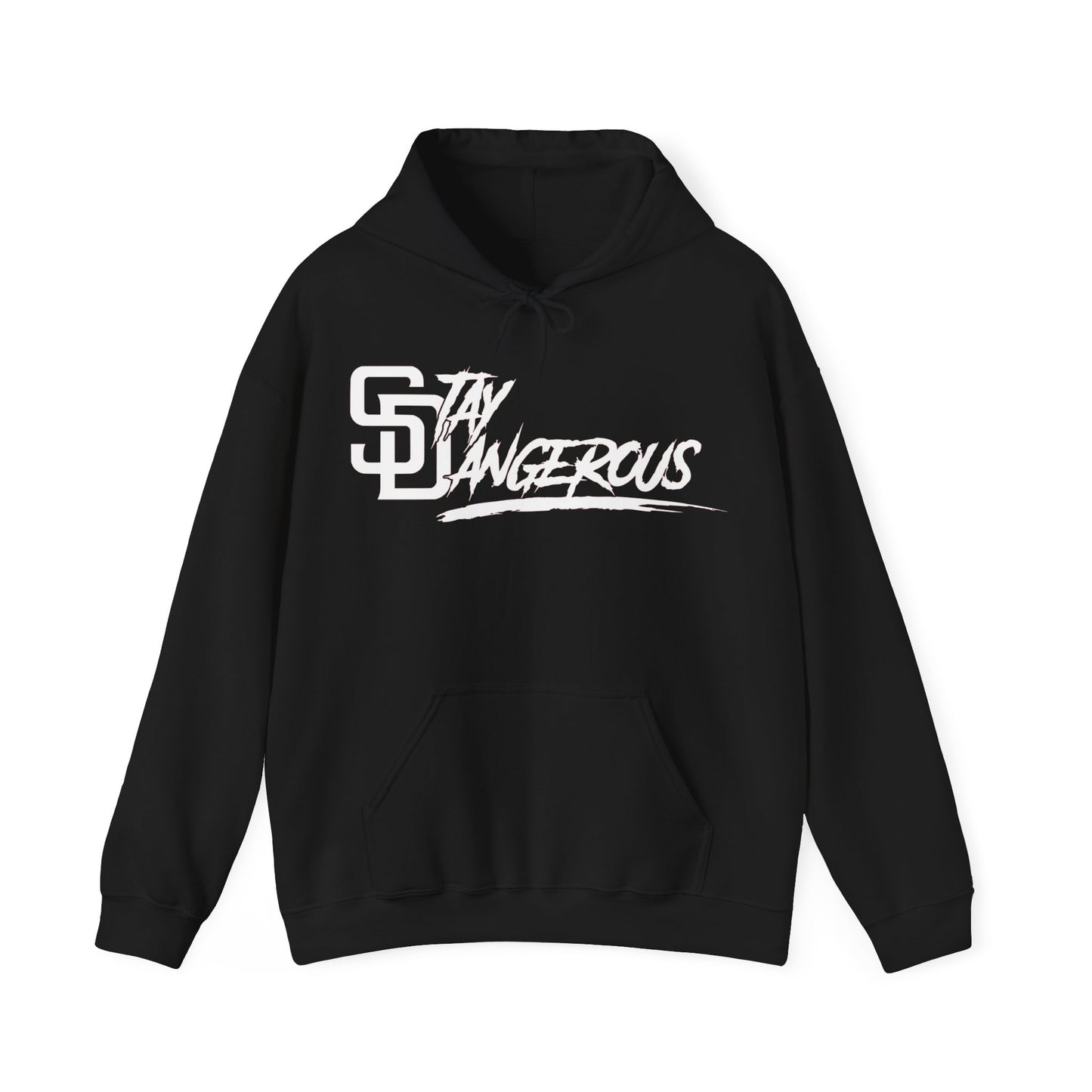 A Stay Dangerous SD Unisex Heavy Blend™ Hooded Sweatshirt