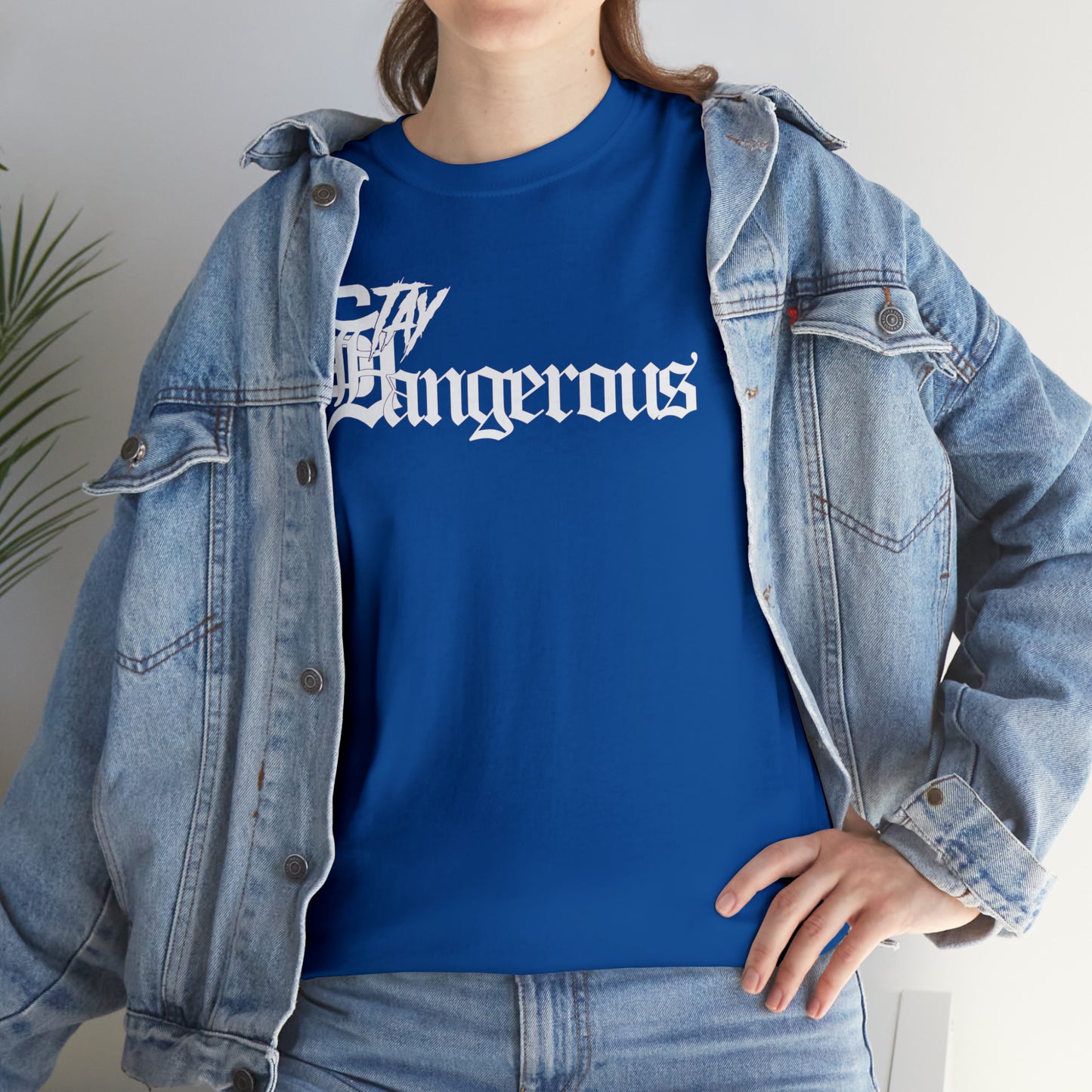 StayDangerous OldEngrish Unisex Heavy Cotton Tee