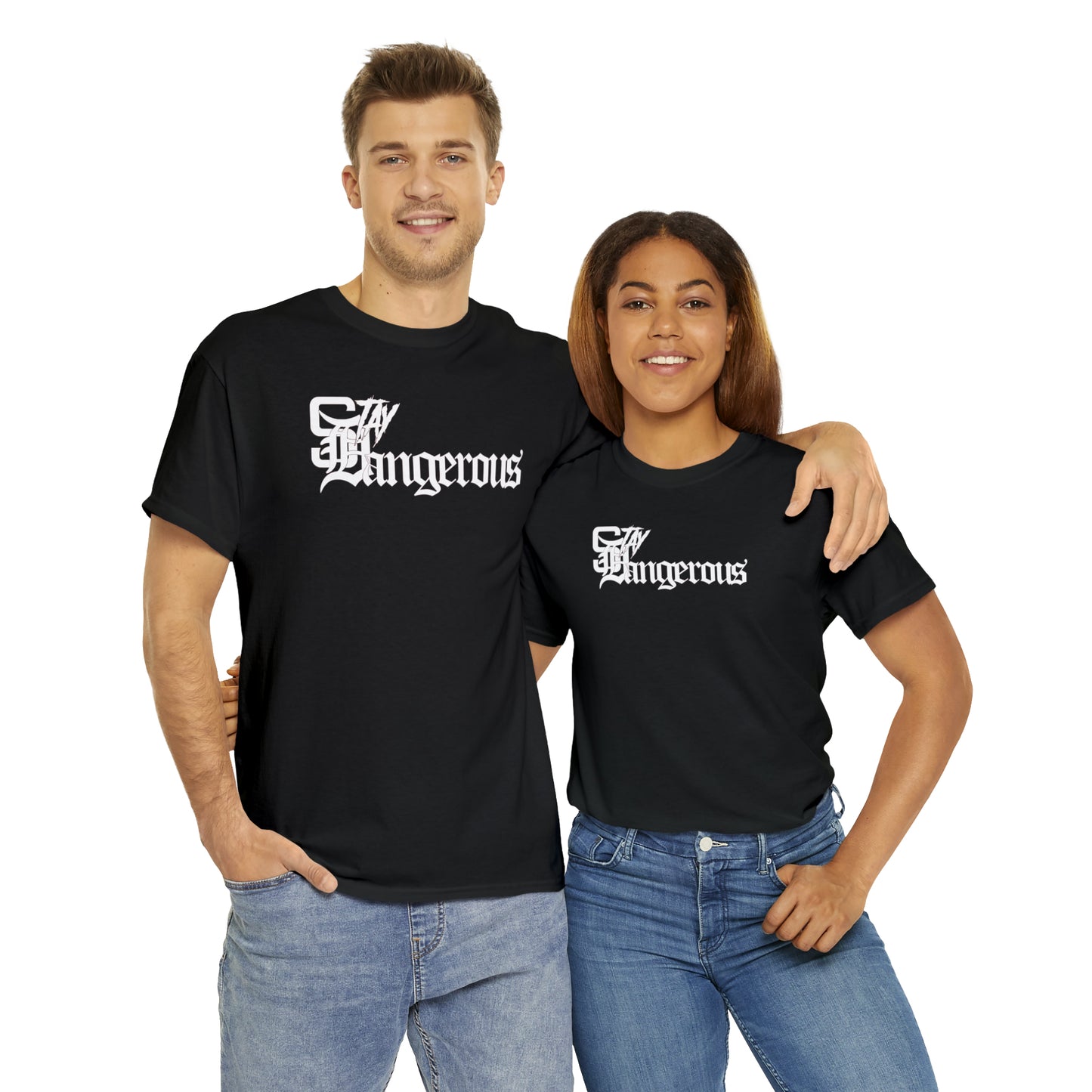 StayDangerous OldEngrish Unisex Heavy Cotton Tee