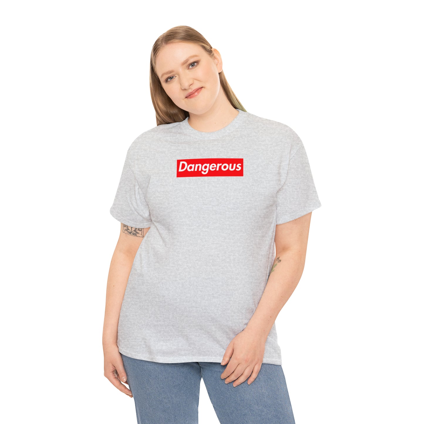 Dangerous box logo Unisex Heavy Cotton Tee