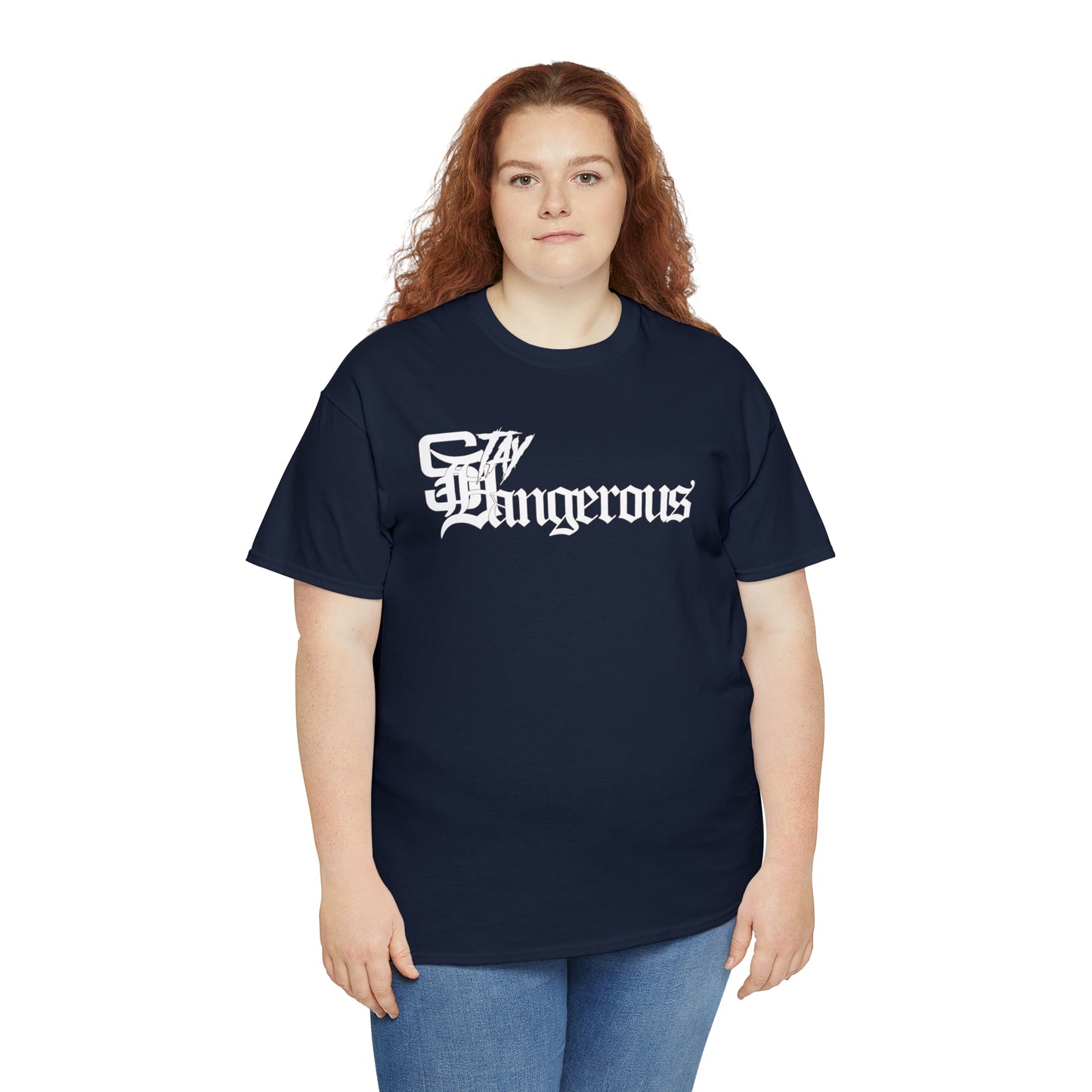 StayDangerous OldEngrish Unisex Heavy Cotton Tee