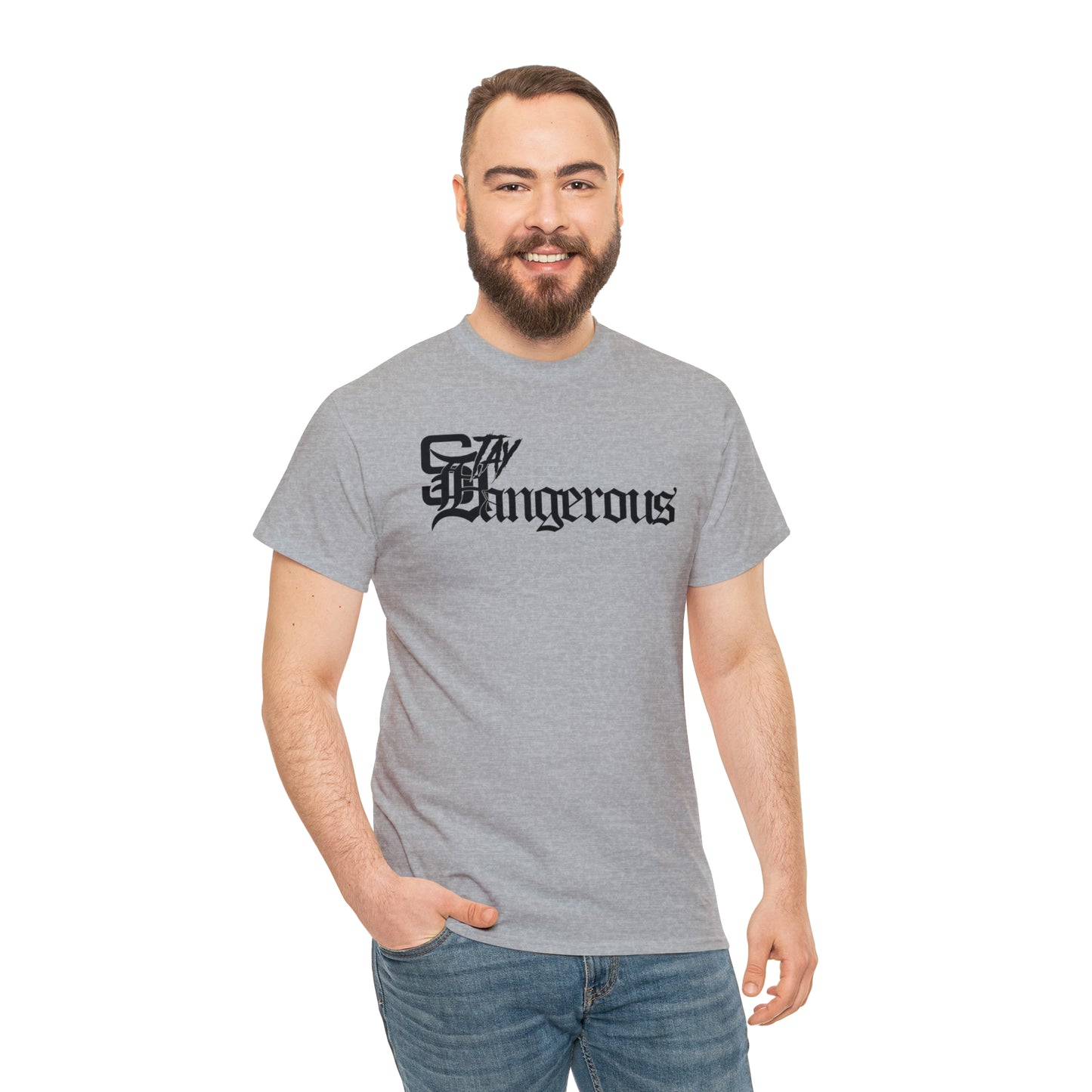 StayDangerous OldEngrish Unisex Heavy Cotton Tee