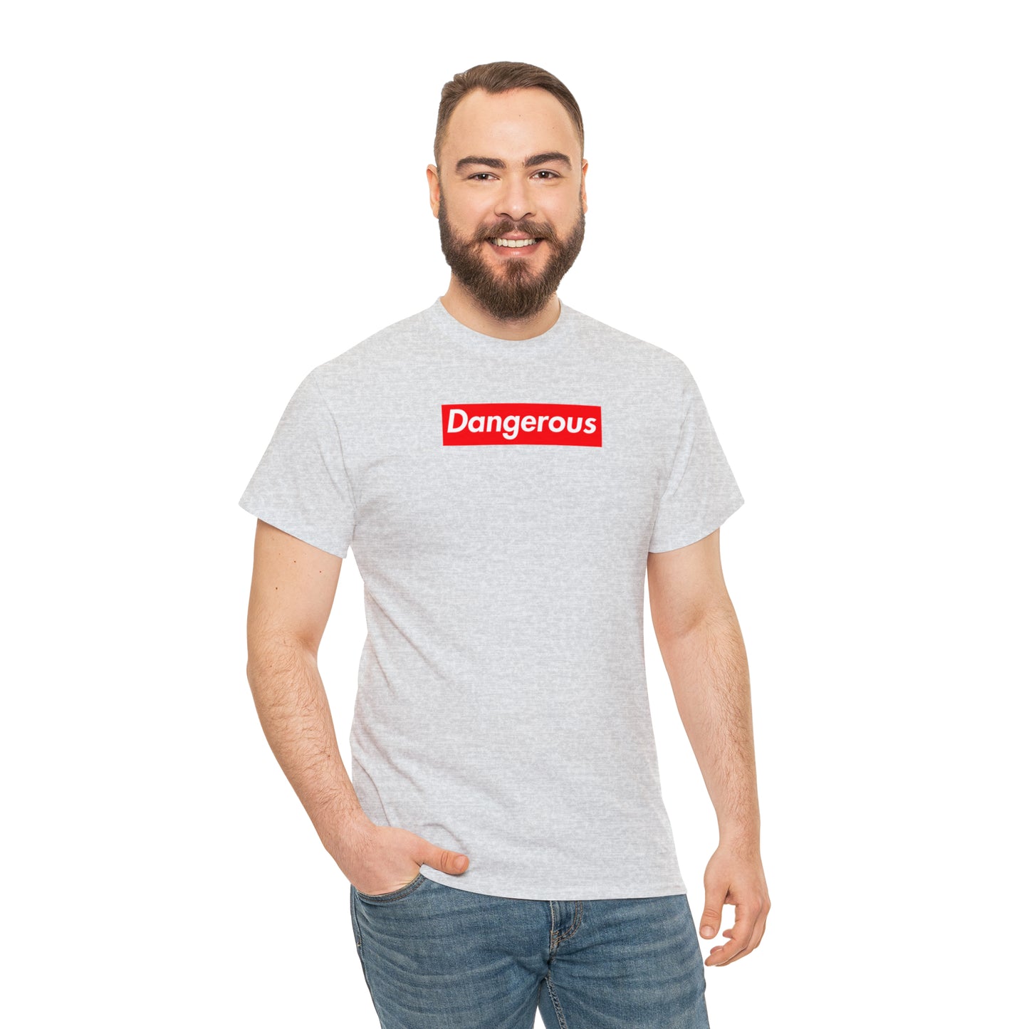 Dangerous box logo Unisex Heavy Cotton Tee