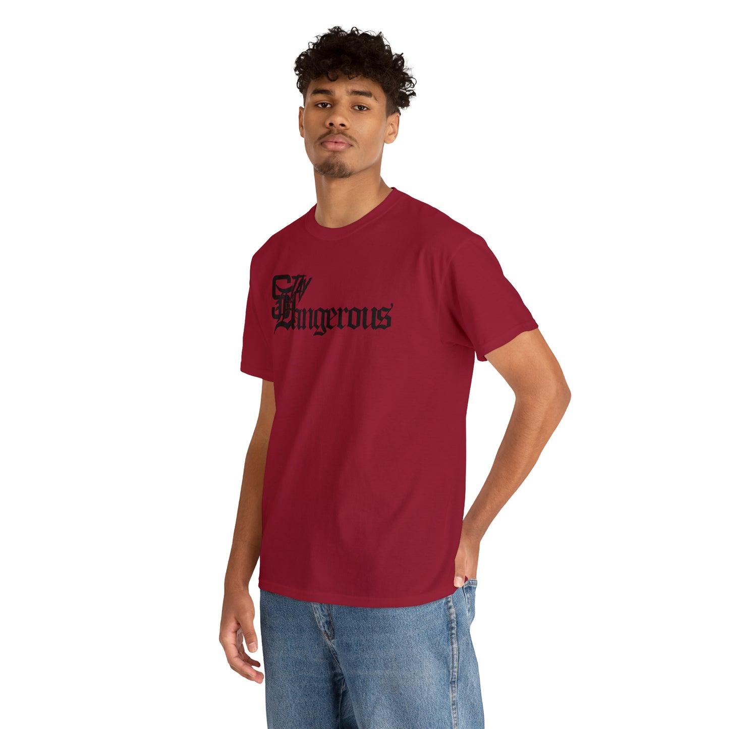 StayDangerous OldEngrish Unisex Heavy Cotton Tee