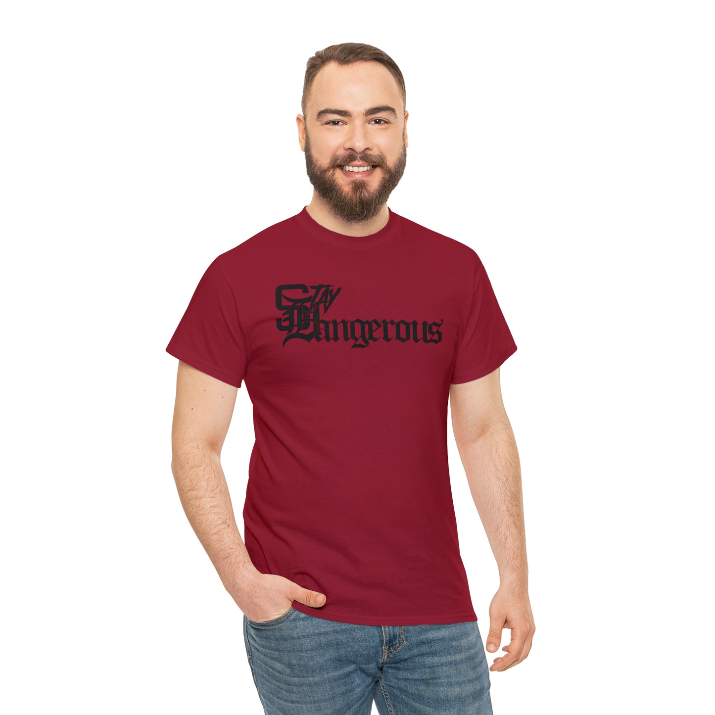 StayDangerous OldEngrish Unisex Heavy Cotton Tee