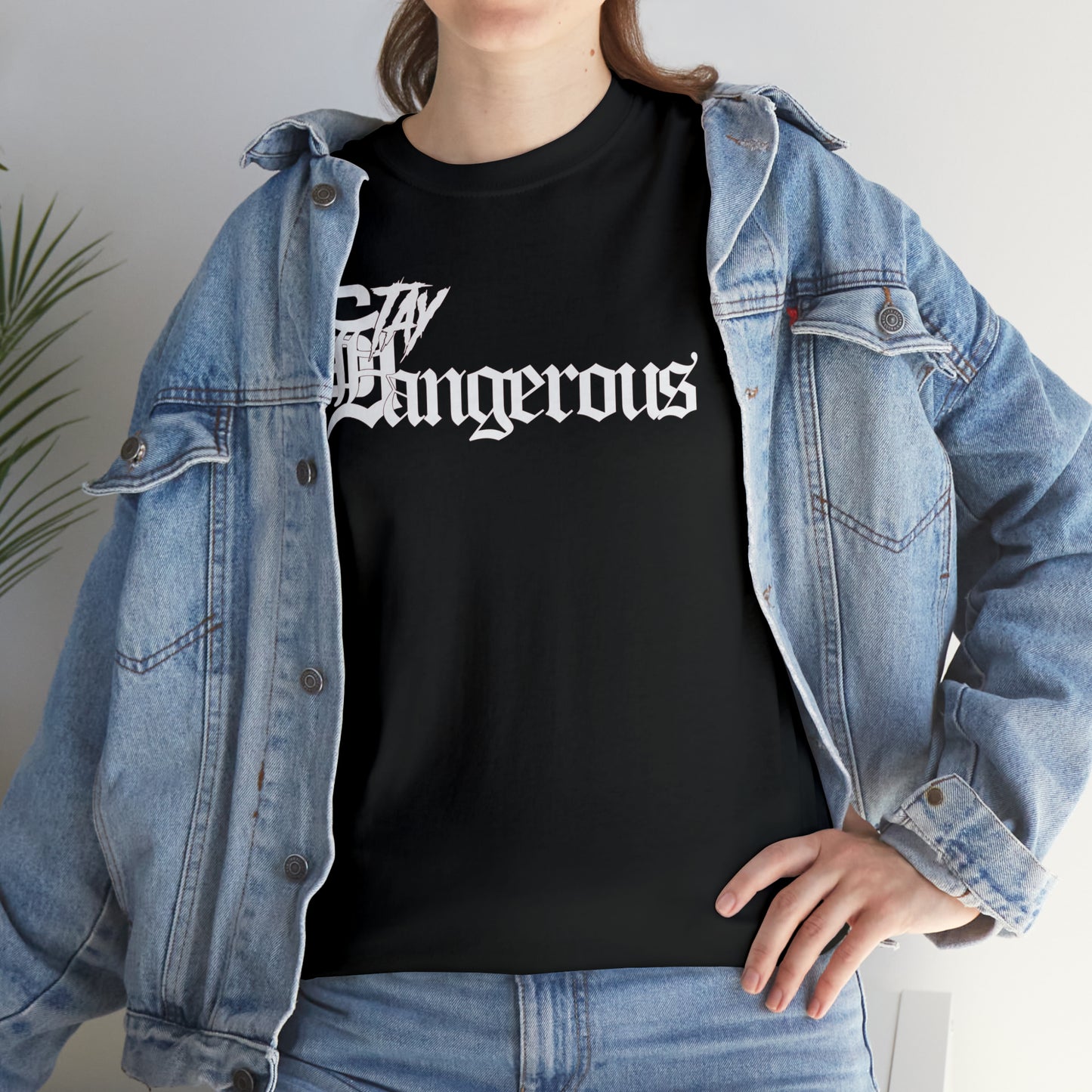 StayDangerous OldEngrish Unisex Heavy Cotton Tee